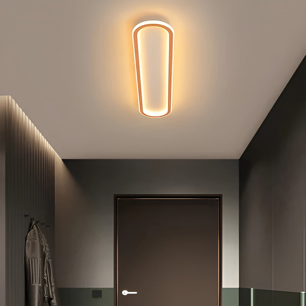 LED-Deckenleuchte in Ovalform – Elegante  Modernes Design für Flur & Eingangsbereich