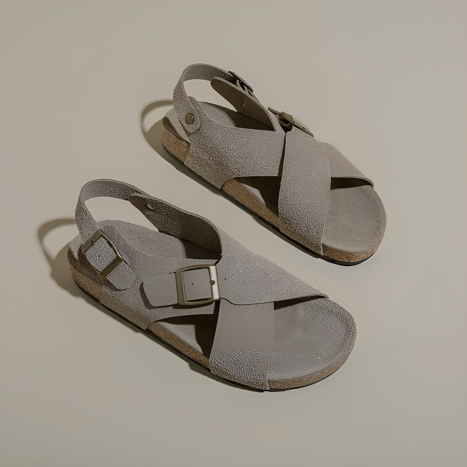 Anila Sandals - Modische Orthopädische Wildleder Sommer Sandalen Elegare