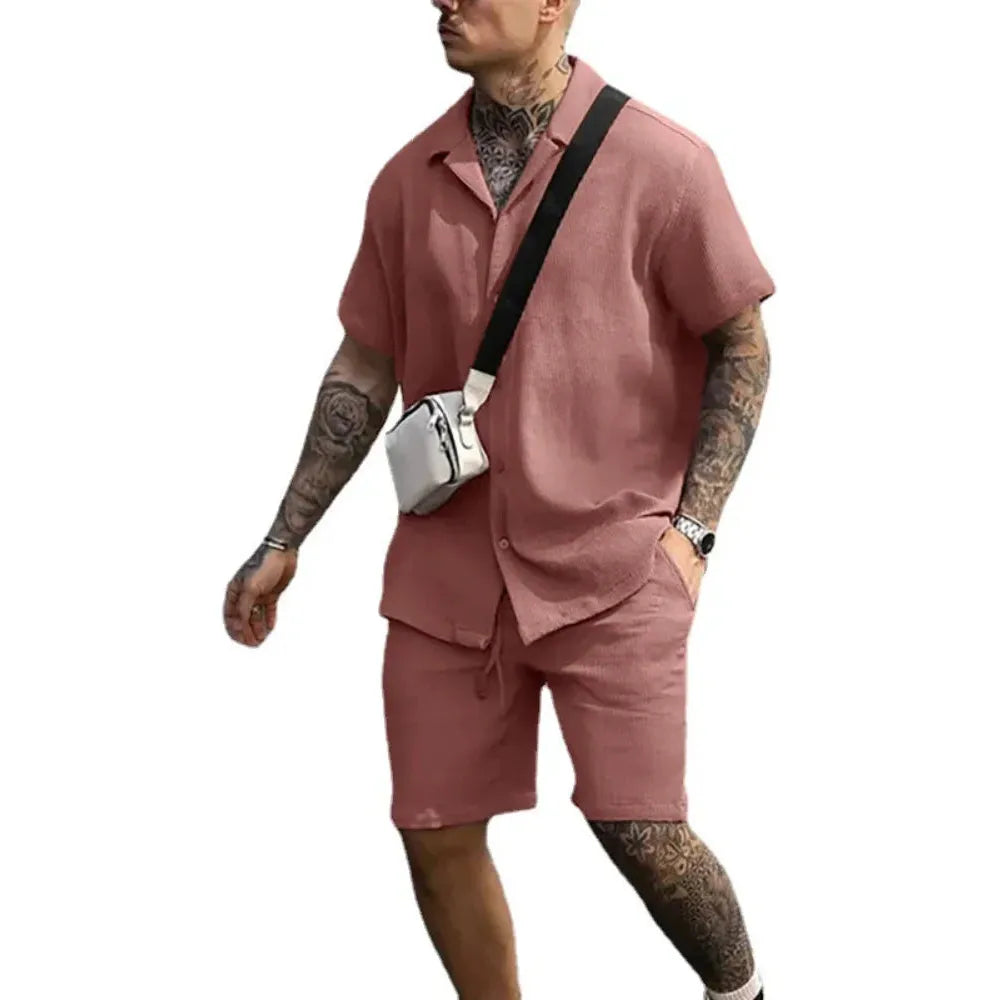 Erik Set - Stilvolles Sommer-Set für Herren (Shirt + Shorts) Elegare