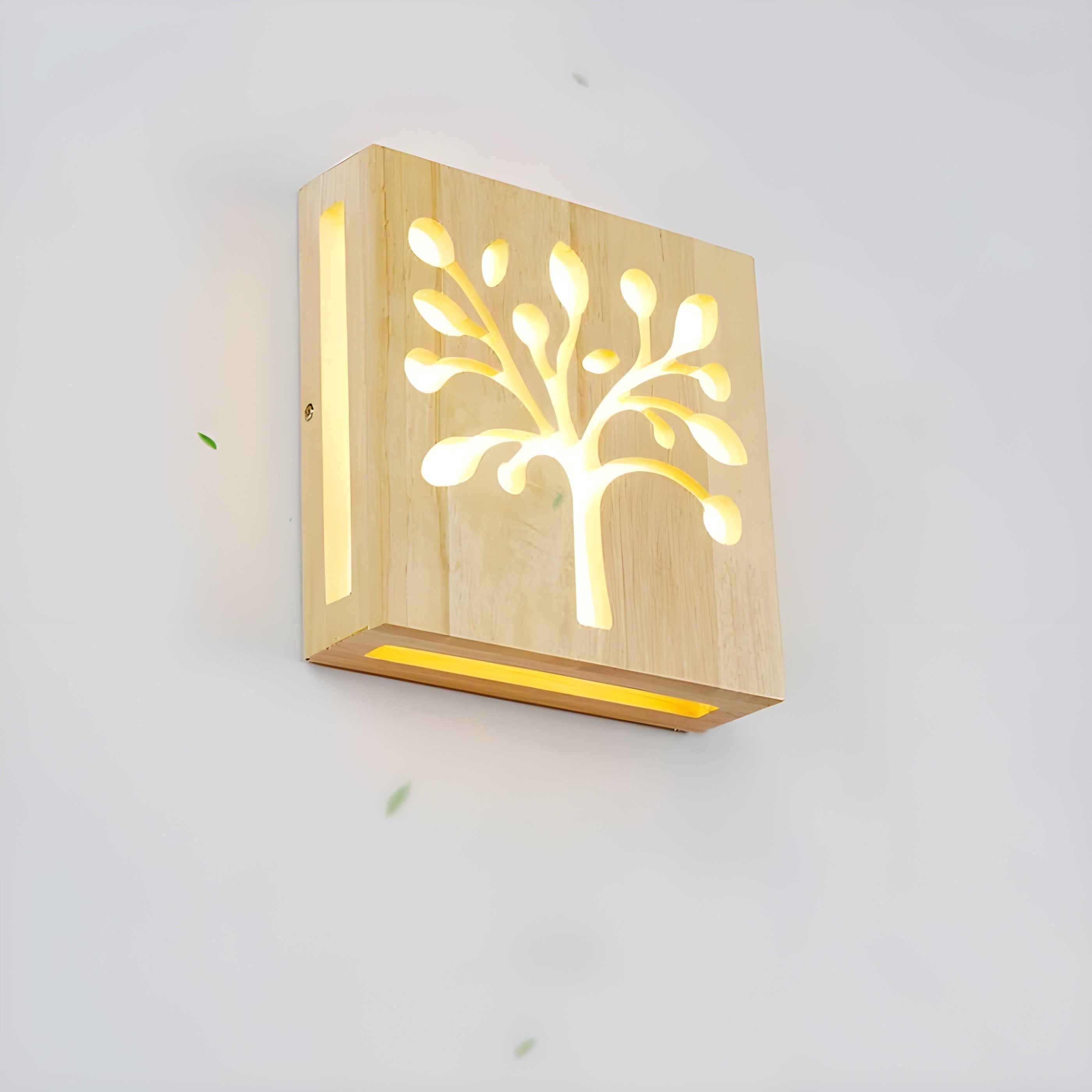 LumoWood Light - Moderne LED-Wandleuchte aus Massivholz