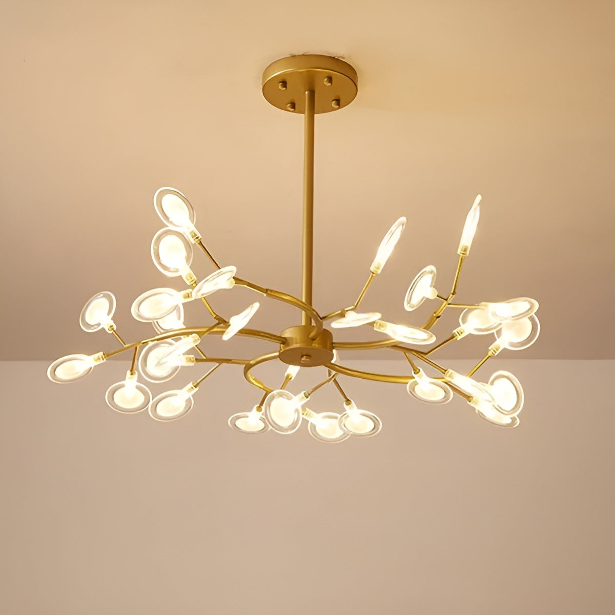 Zweigförmiger Kronleuchter – Elegante Firefly-Optik für stimmungsvolles Licht