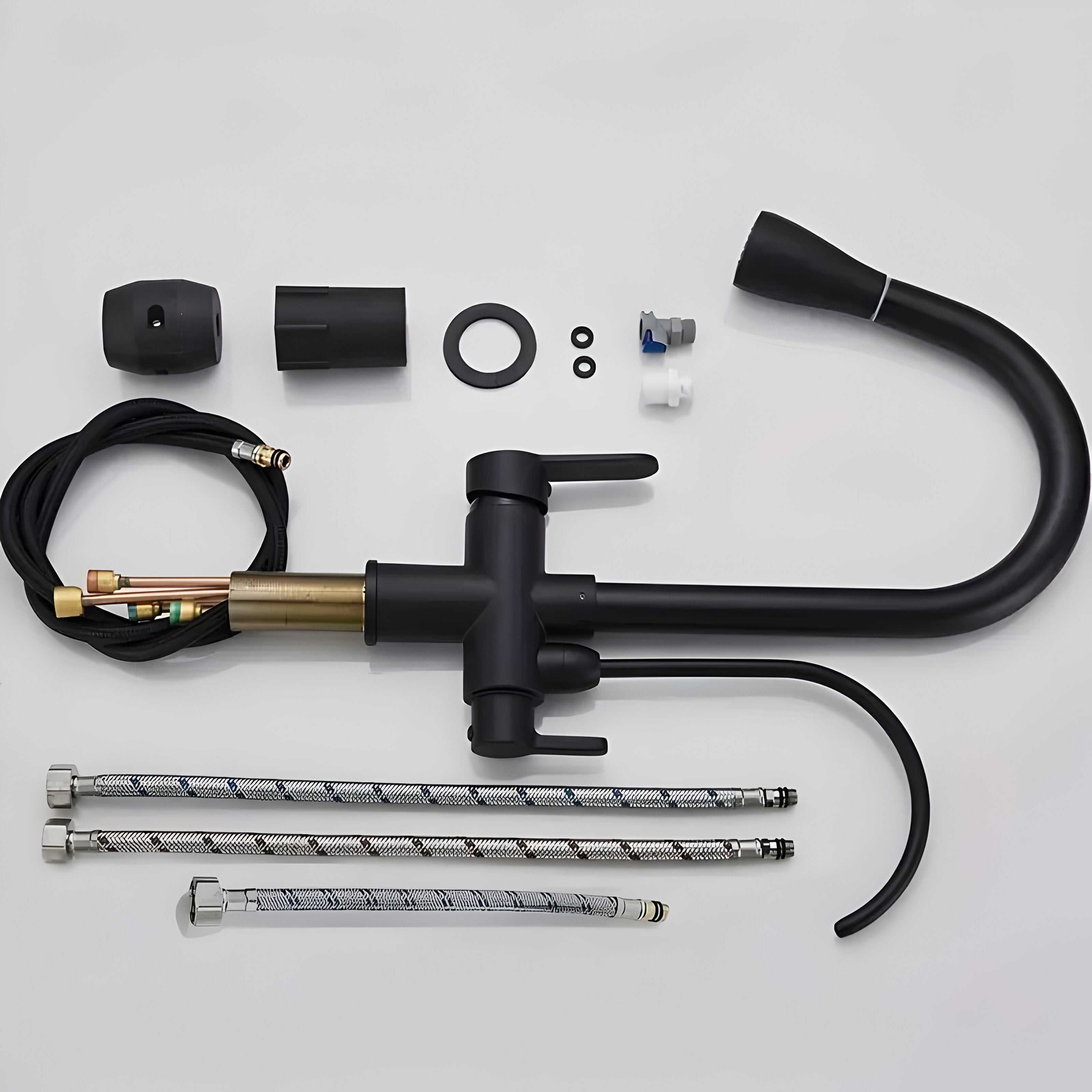 OrbiTap - Zweigriff-Spültischbatterie mit Filtersystem