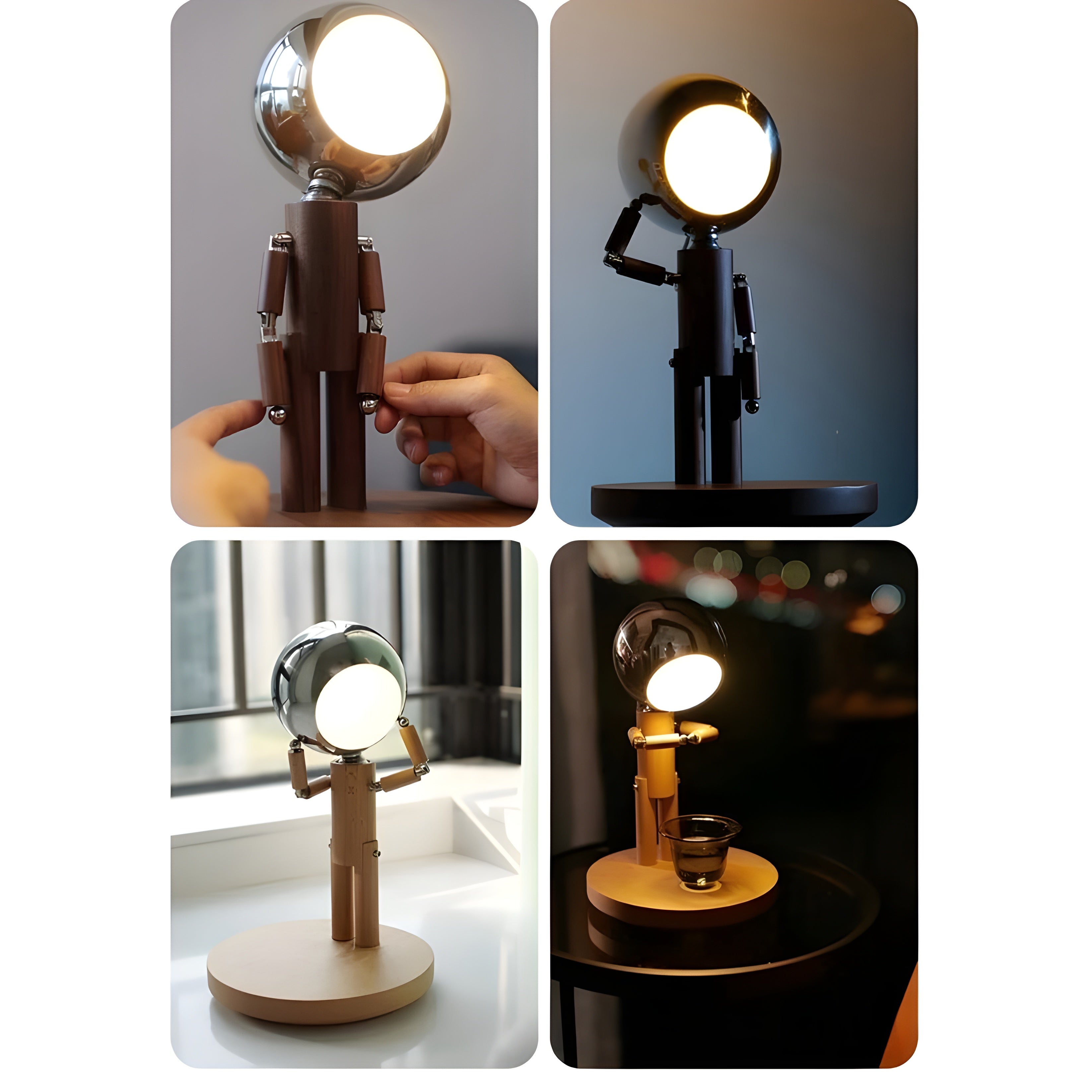 LunarEase Lampe – Elegante Schreibtisch-Mondlampe