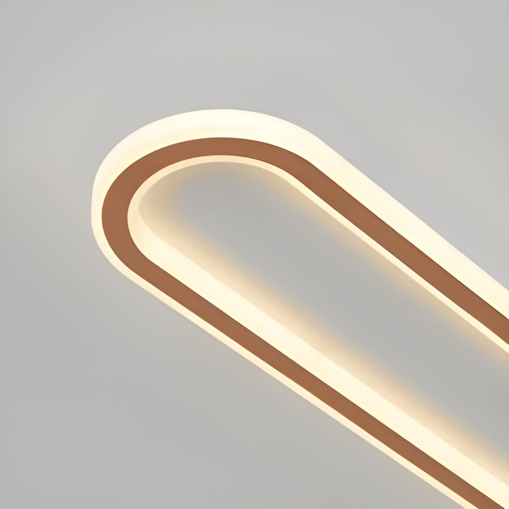 LED-Deckenleuchte in Ovalform – Elegante  Modernes Design für Flur & Eingangsbereich