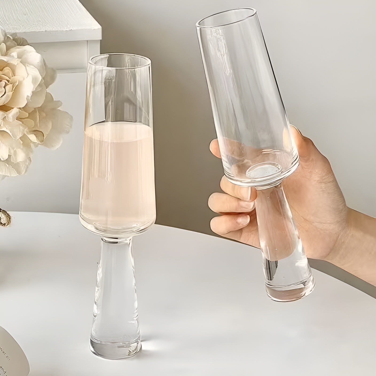 2er Set Rotweingläser aus Kristallglas – Elegant und Hochwertig | Perfekt als Geschenk für Weihnachten Geburtstag
