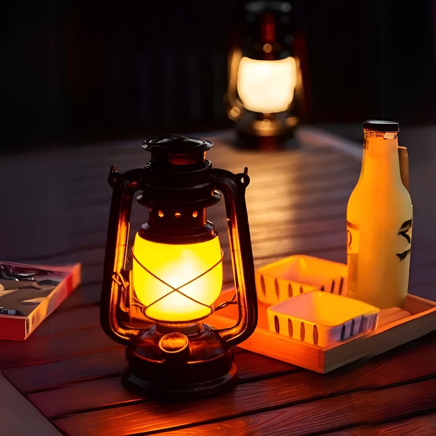 TimelessBlaze Lamp - Multifunktionale Tragbare Wiederaufladbare USB-Lampe - Elegare