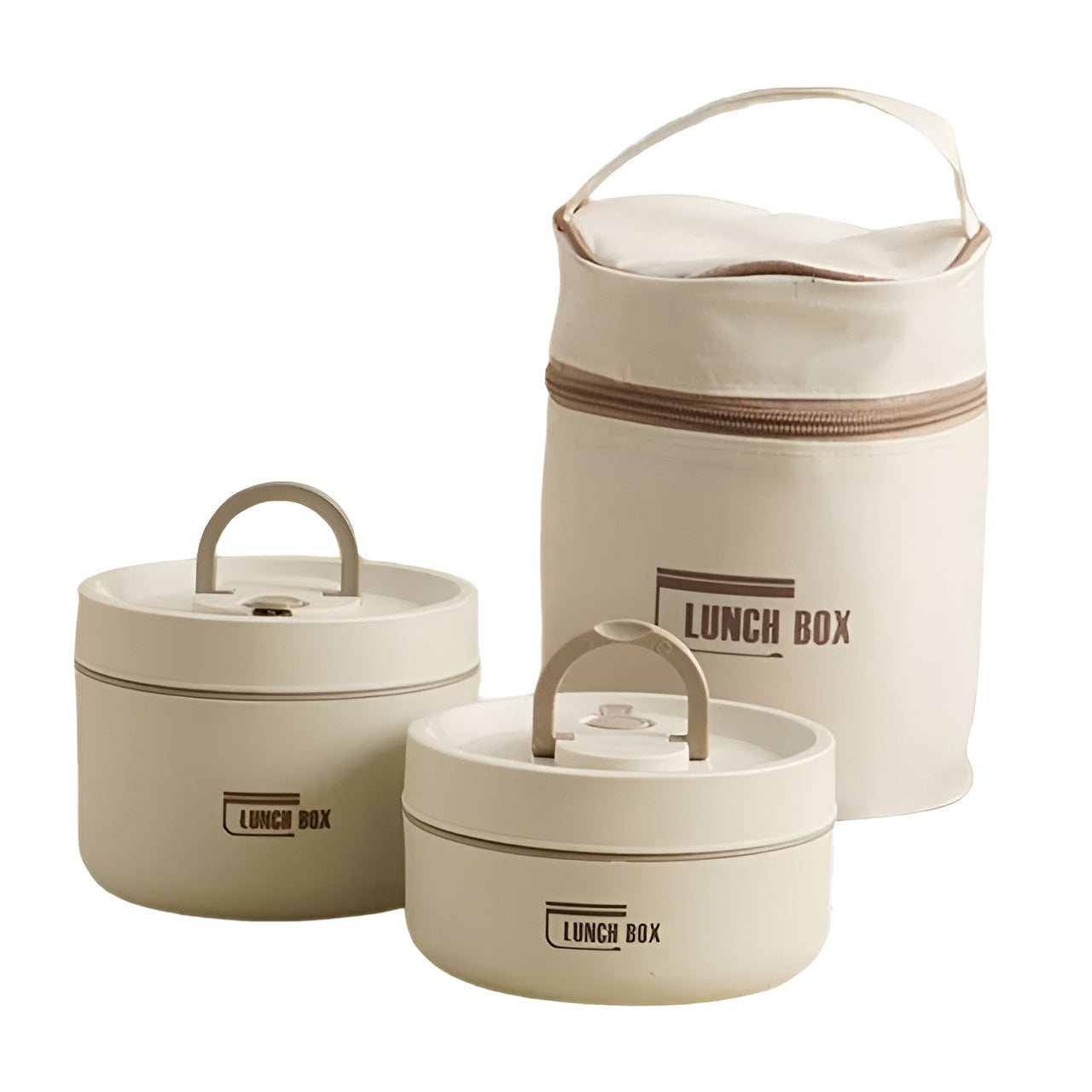 Isolierte Lunchbox – Mehrlagig  Fächern & Auslaufsicher  | Inkl. Tragetasche