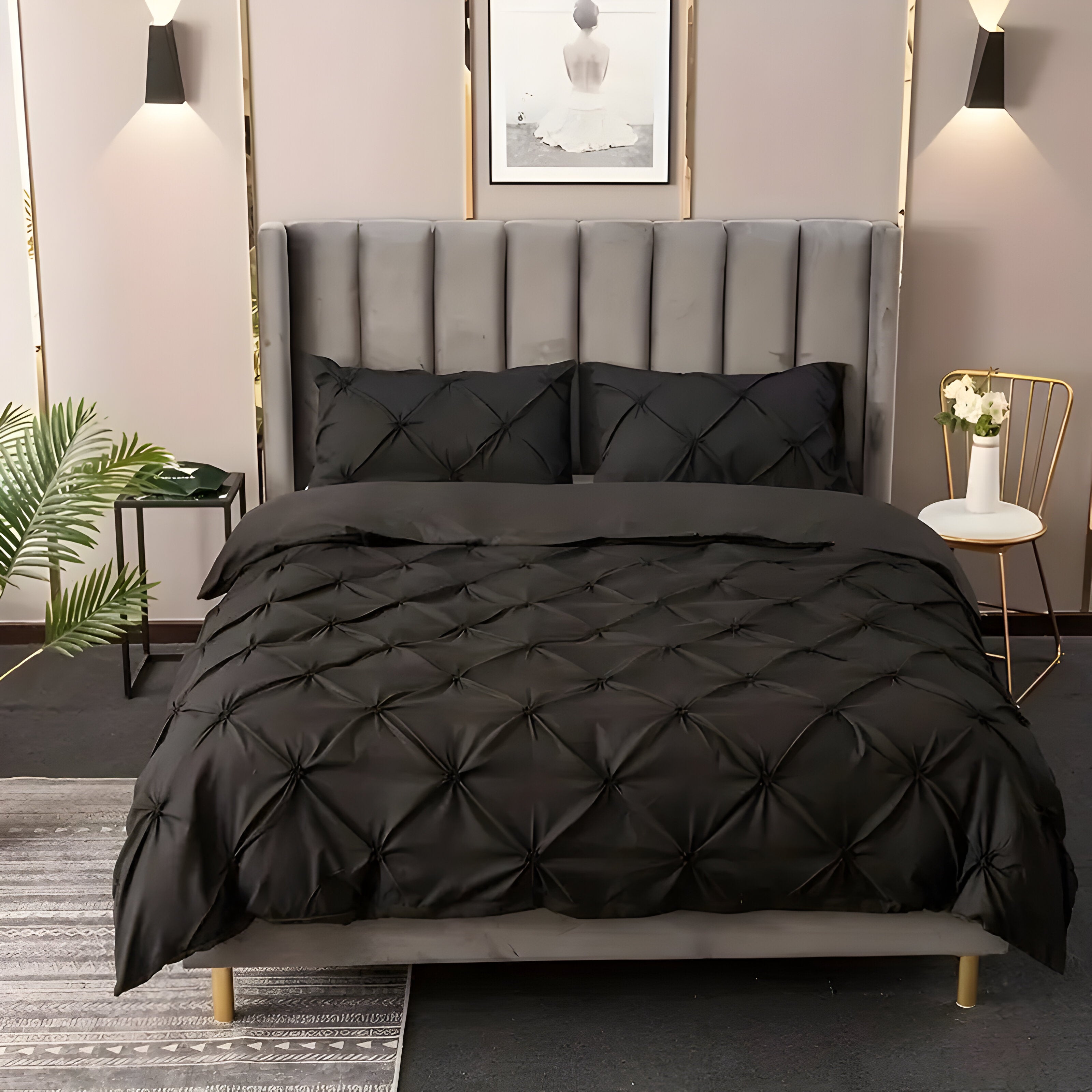 CloudLoom Duvet Set - Kneifen Quetschfalten-Bettdecke Set
