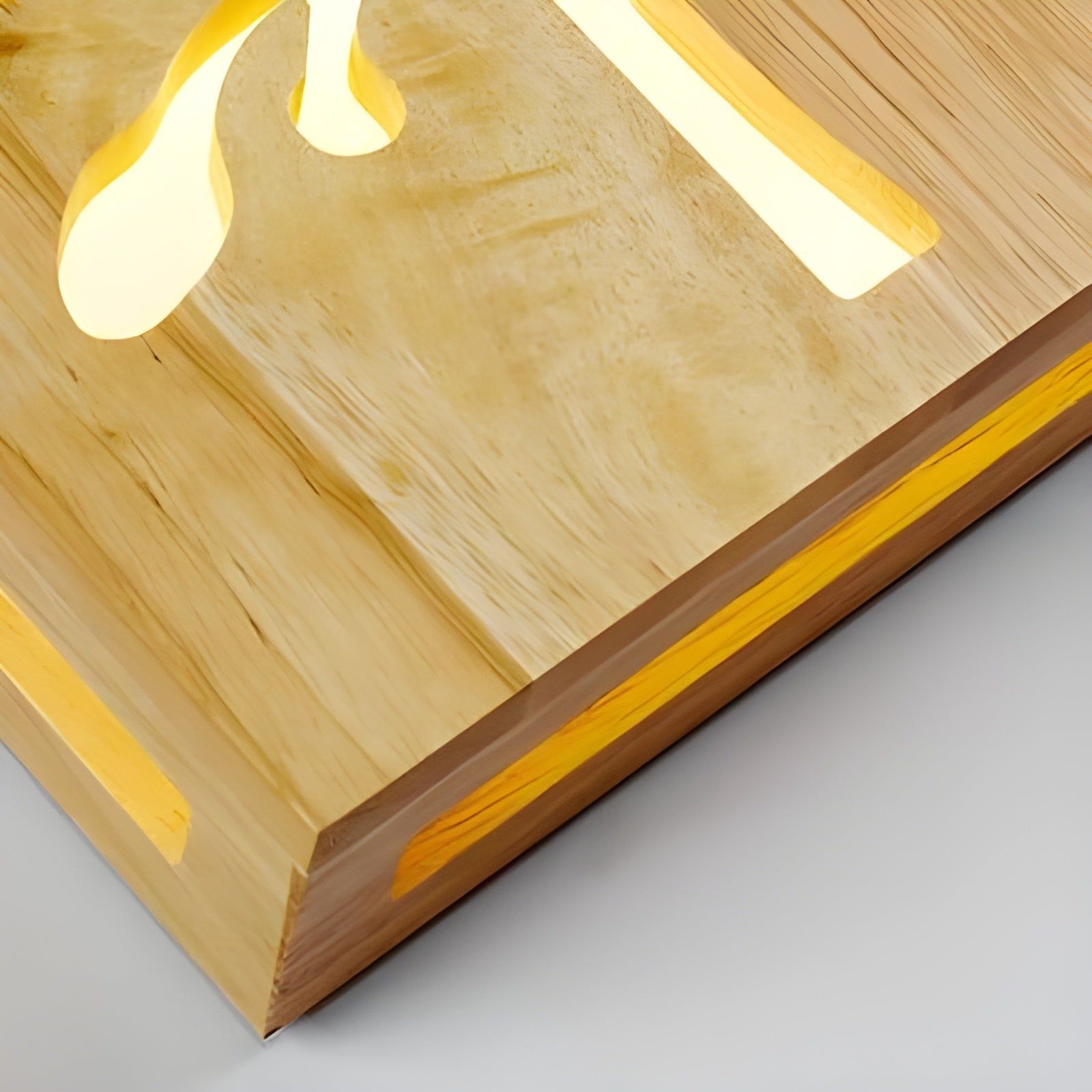 LumoWood Light - Moderne LED-Wandleuchte aus Massivholz