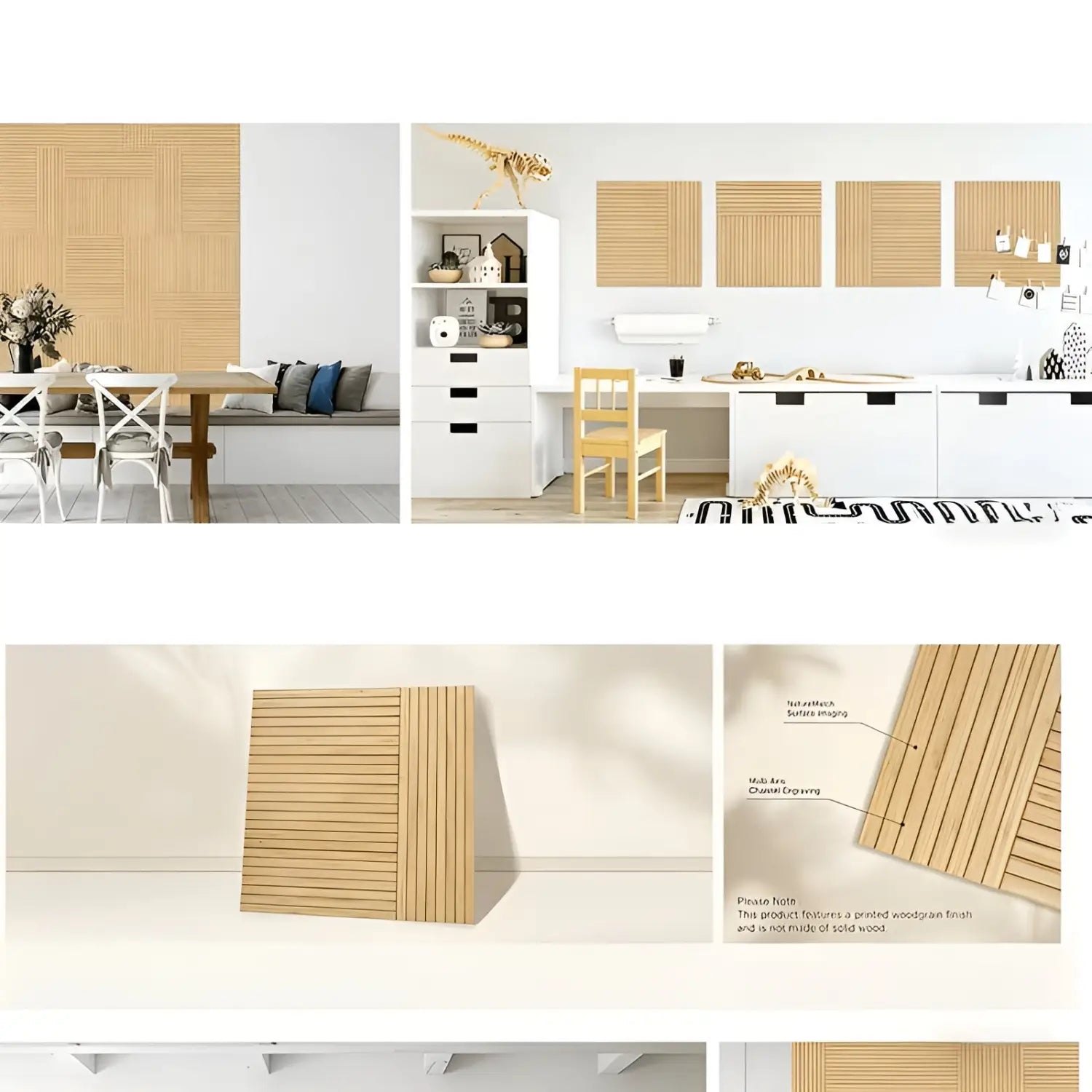 3d-akustikwandpaneele MIT Holzmaserung – Selbstklebende Schallabsorbierende Polyesterfaserplatten Für Wohnzimmer Büros