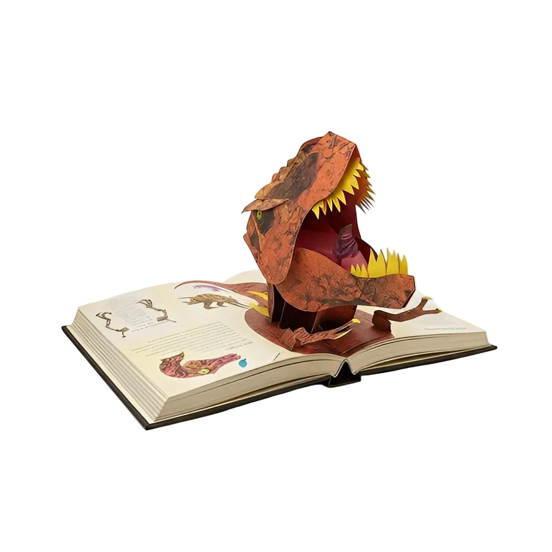 3D-Popupbuch mit Dinosauriern – Magisches Erlebnisbuch für neugierige Kinder - Dinosaurier-Enzyklopädie - Bücher