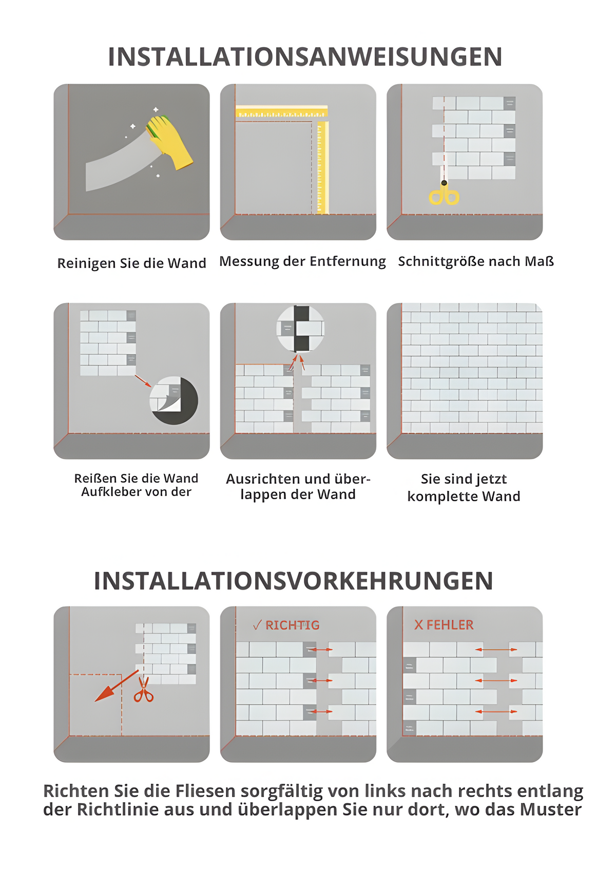 3D Selbstklebende Wandfliesen – Hochwertige Dekorative Wandverkleidung für Einfaches Renovieren - Wandfliesen