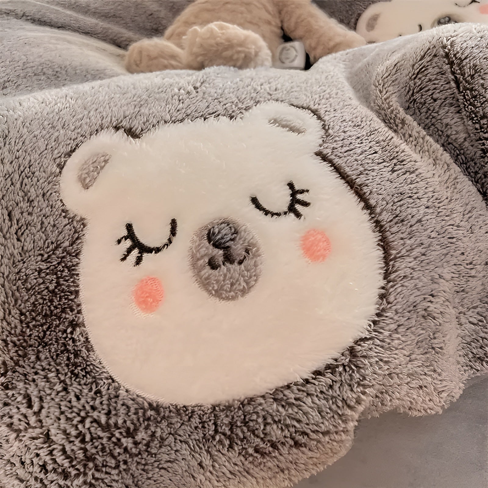 Bettwäsche-Set mit Bärenmotiv – Weich und Gemütlich | 3-teiliges Set mit Bettbezug & Kissenbezügen, Perfekt für Schlafzimmer