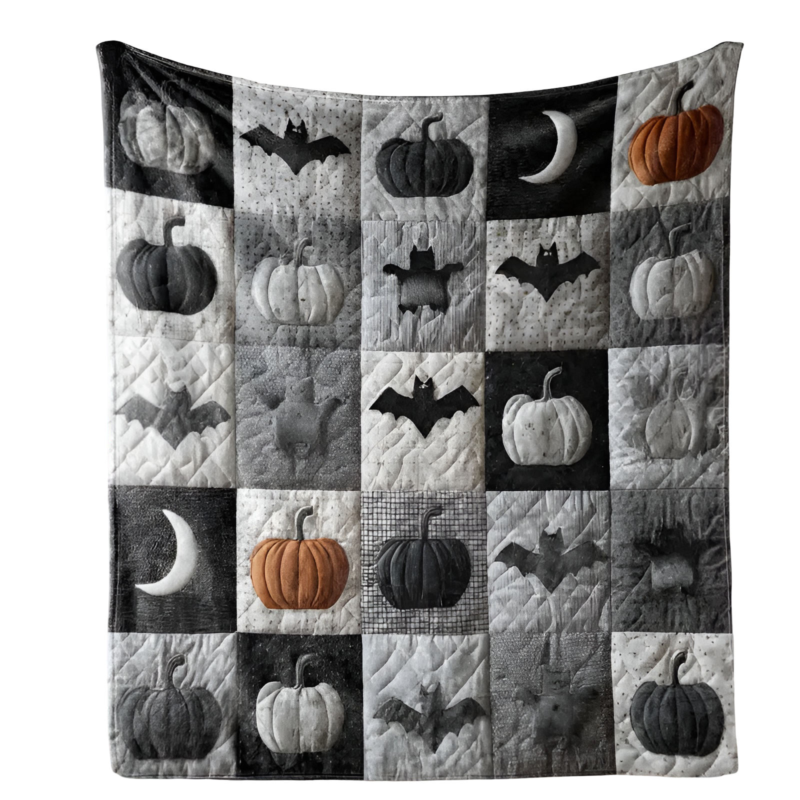Halloween Kuscheldecke aus Flanell – Weich und Gemütlich | Perfekt für Sofa, Bett & Herbstdeko