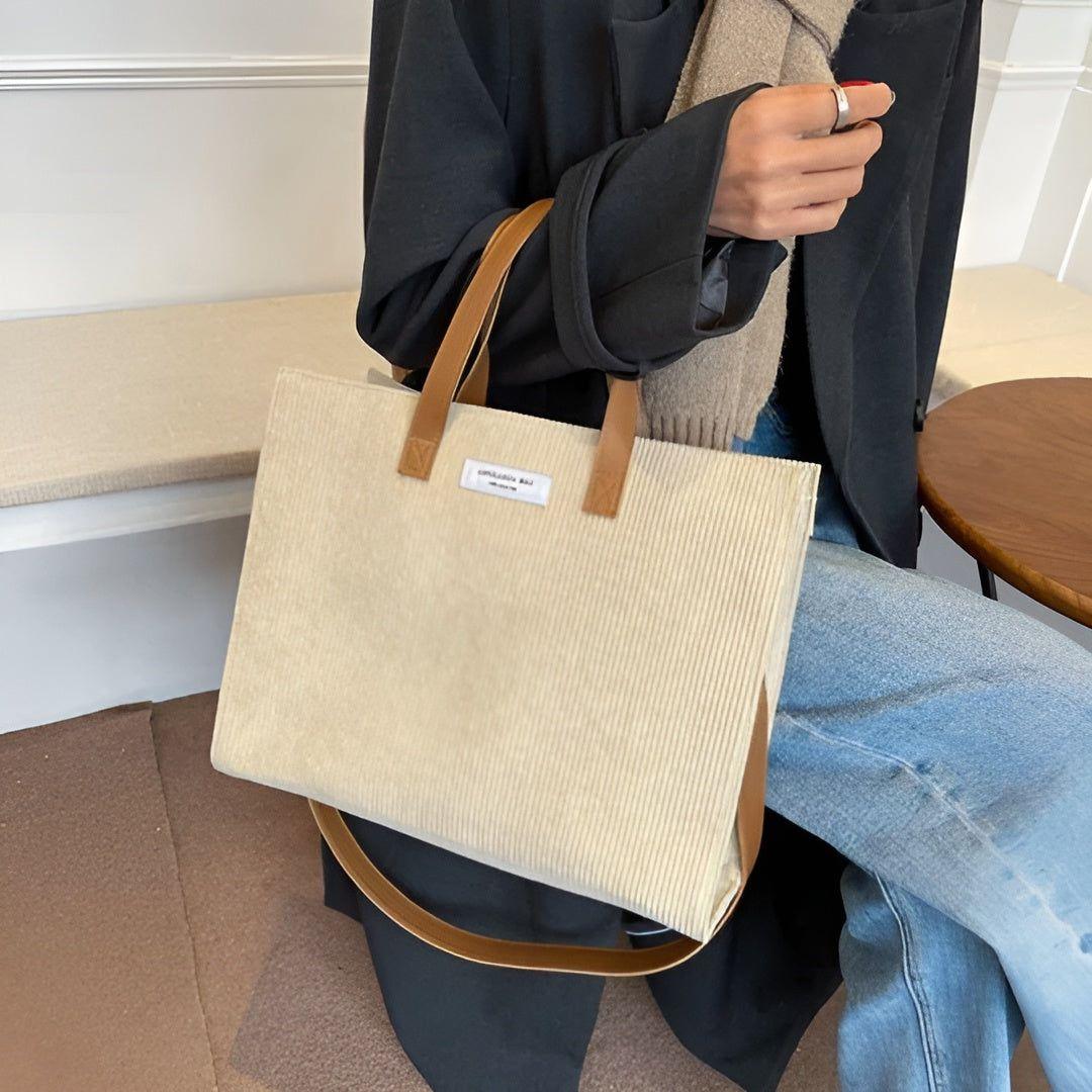 Bertha Bag - Vintage Cord Schulter Umhängetasche für Frauen - Elegare