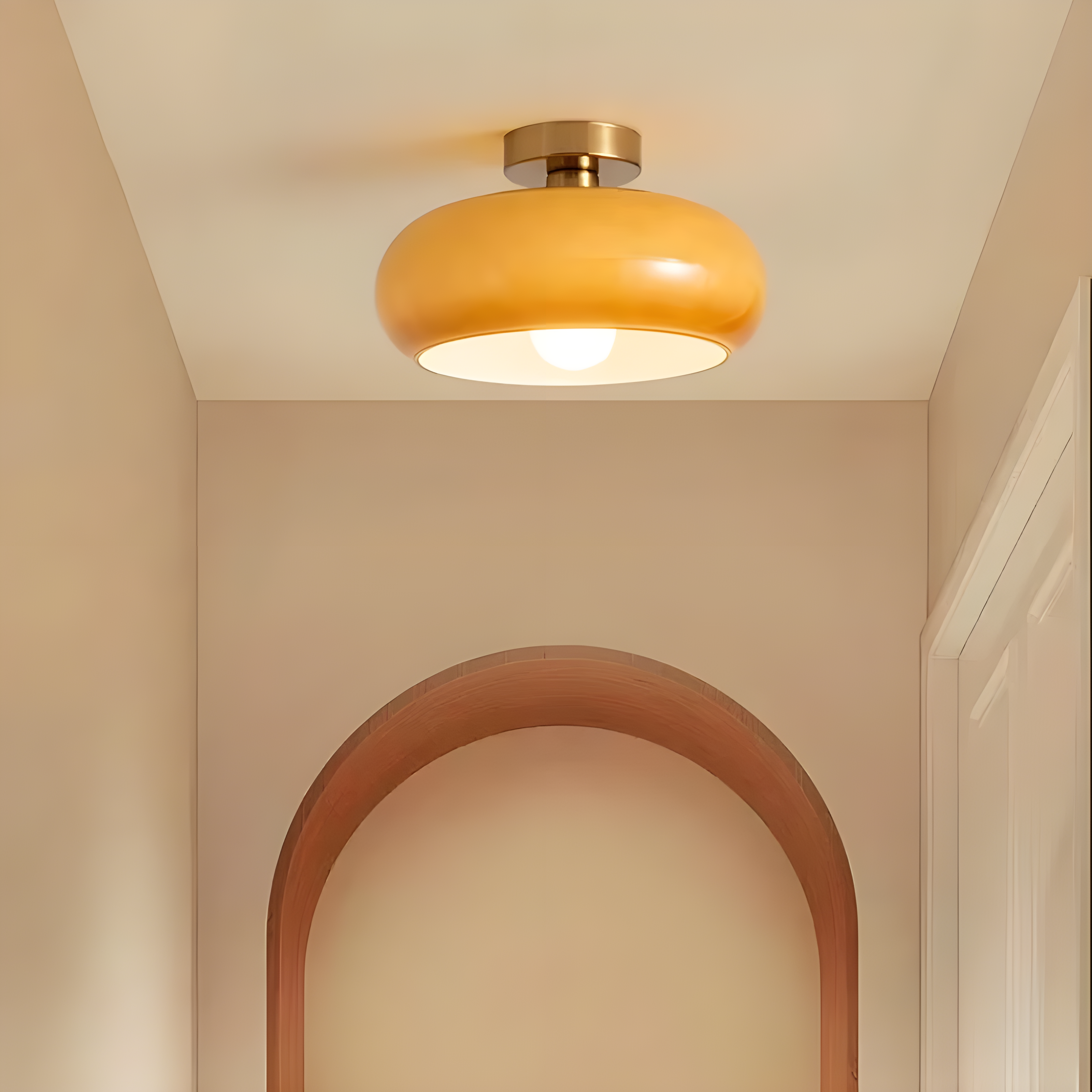 GlassGlow Lamp - Retro Nordic Glass LED Hängelampe