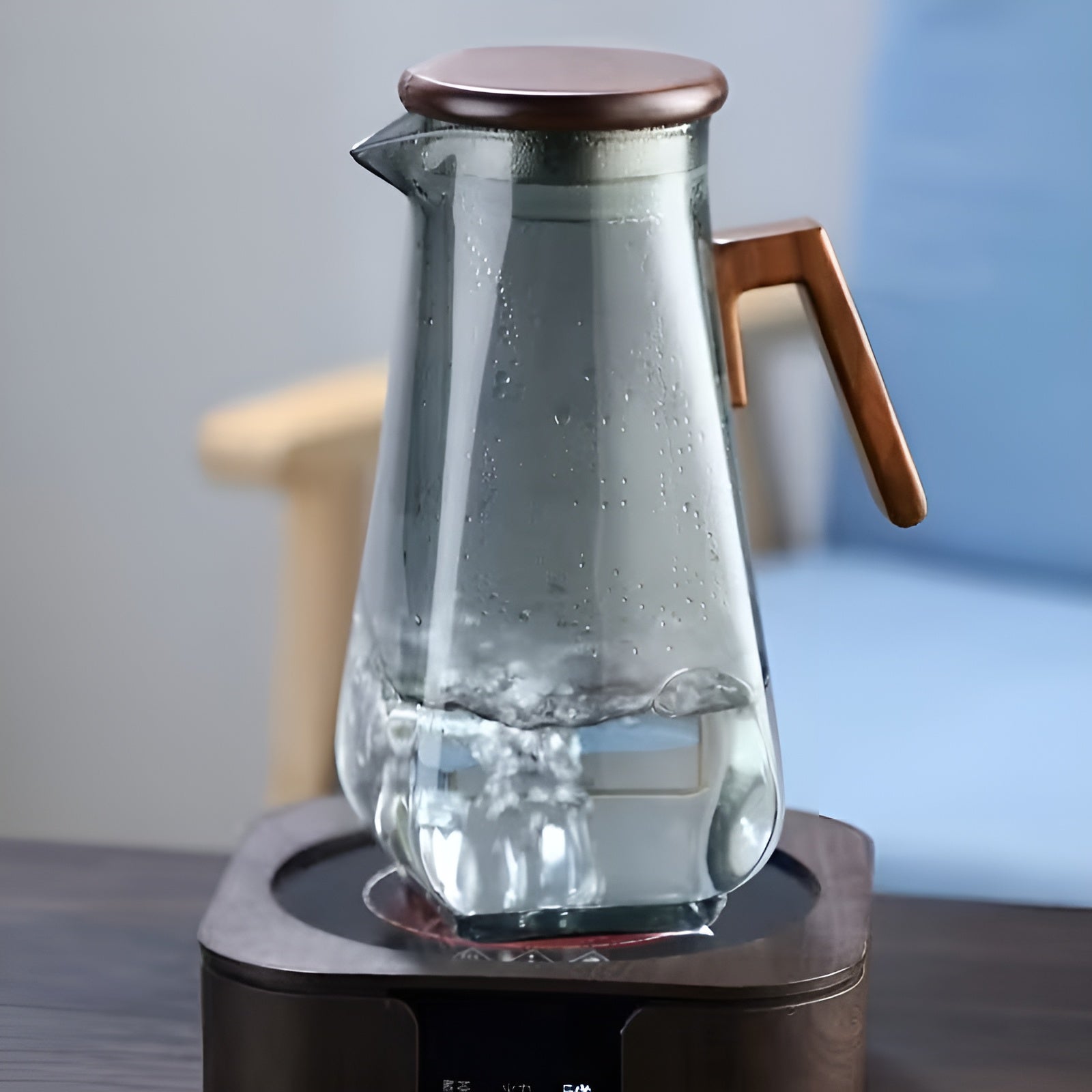 Glas-Krug mit großem Fassungsvermögen – Hitzebeständig und Robust | Perfekt für Wasser und Saft - Teppich