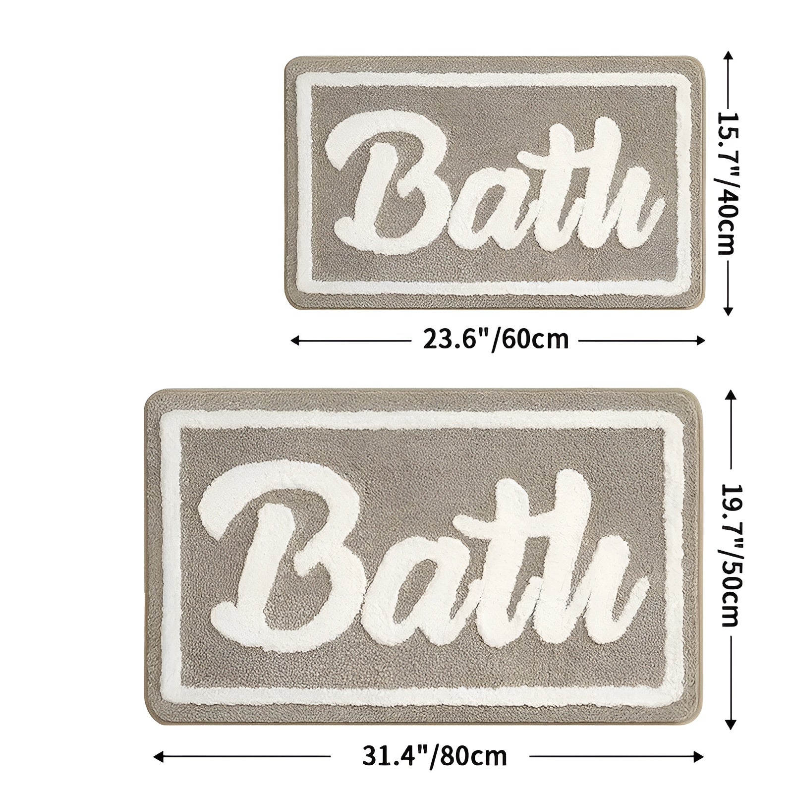 Weiche Badvorleger – Rutschfest & Saugfähig | Perfekt als Weihnachtsdeko oder Geschenk