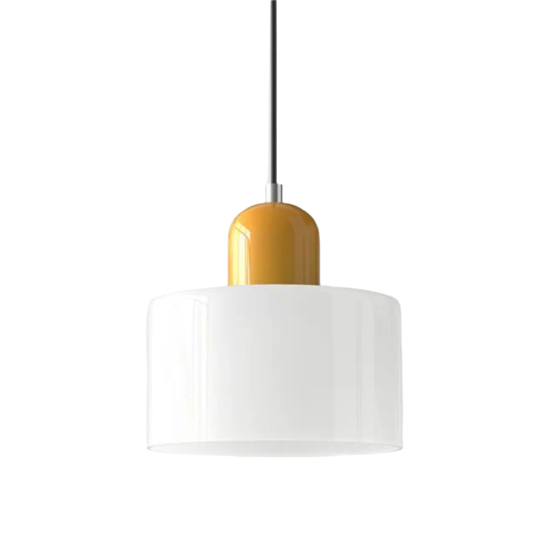 GlamorGlass Light - Europäische Retro Zylinder Pendelleuchte