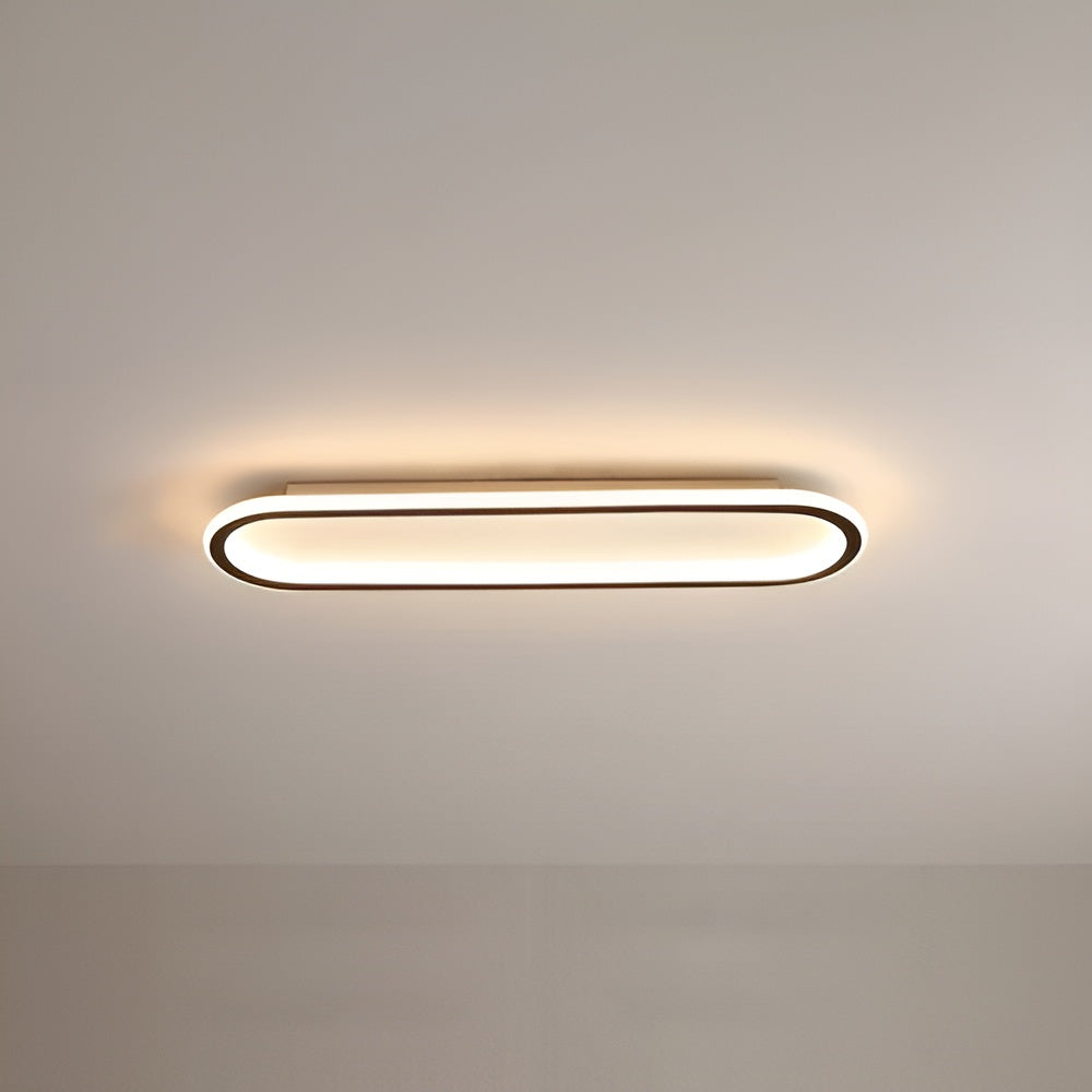 LED-Deckenleuchte in Ovalform – Elegante  Modernes Design für Flur & Eingangsbereich