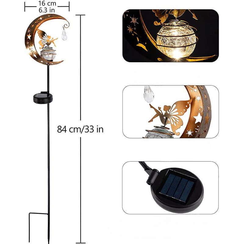 SolarFairy Light - Moderne Solar-Feen-Außenleuchte