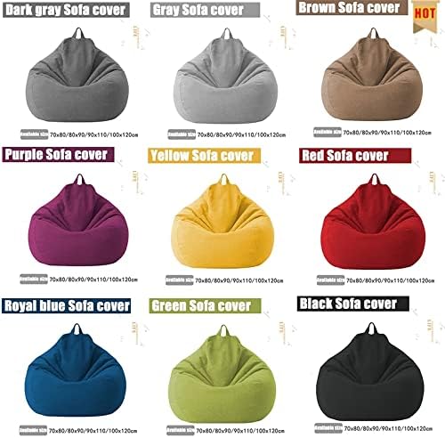 Lila Sitzsack-Bezug – modernes skandinavisches Design