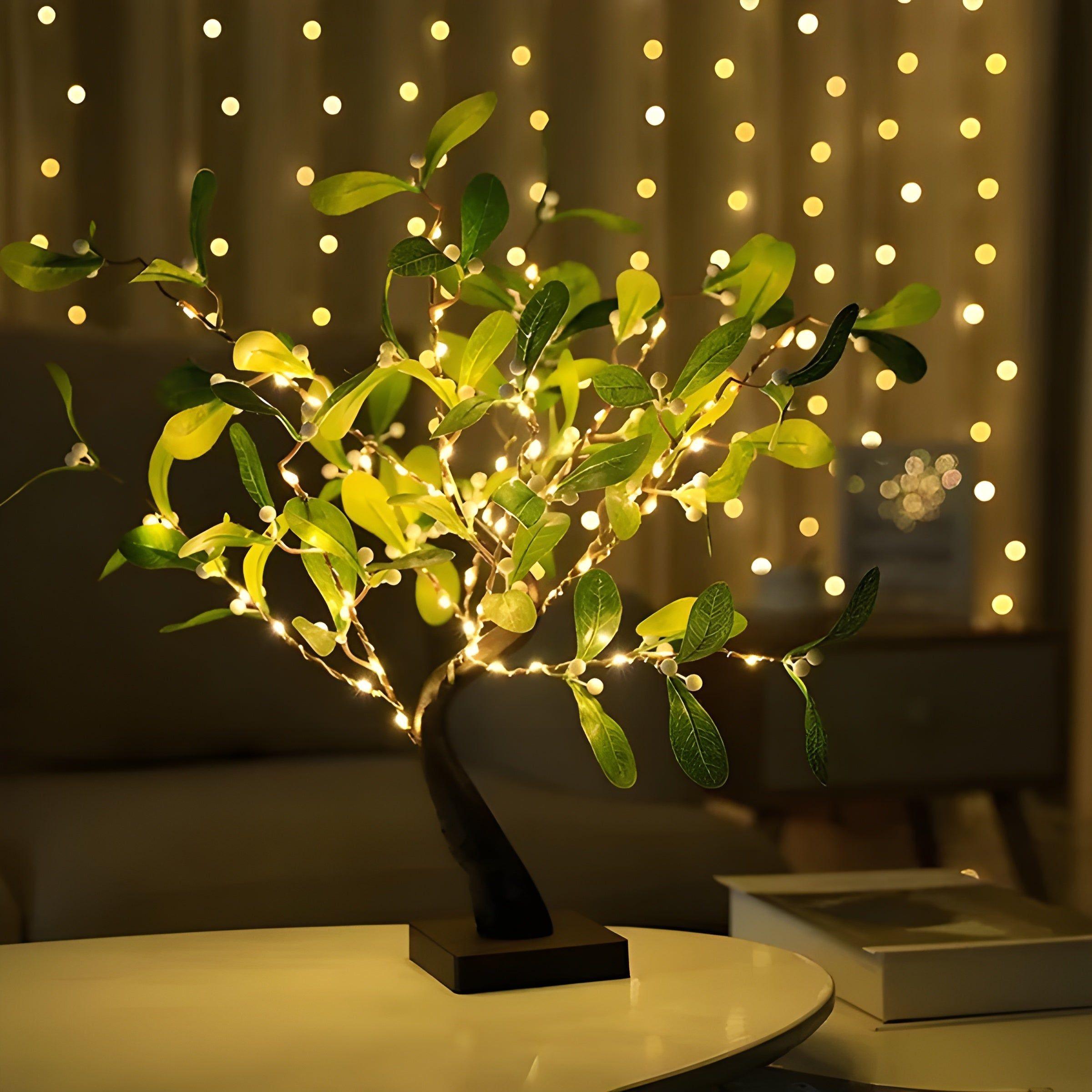 GinkgoShimmer Lights - Ginkgo Blatt LED Weihnachtsbaum Lichter