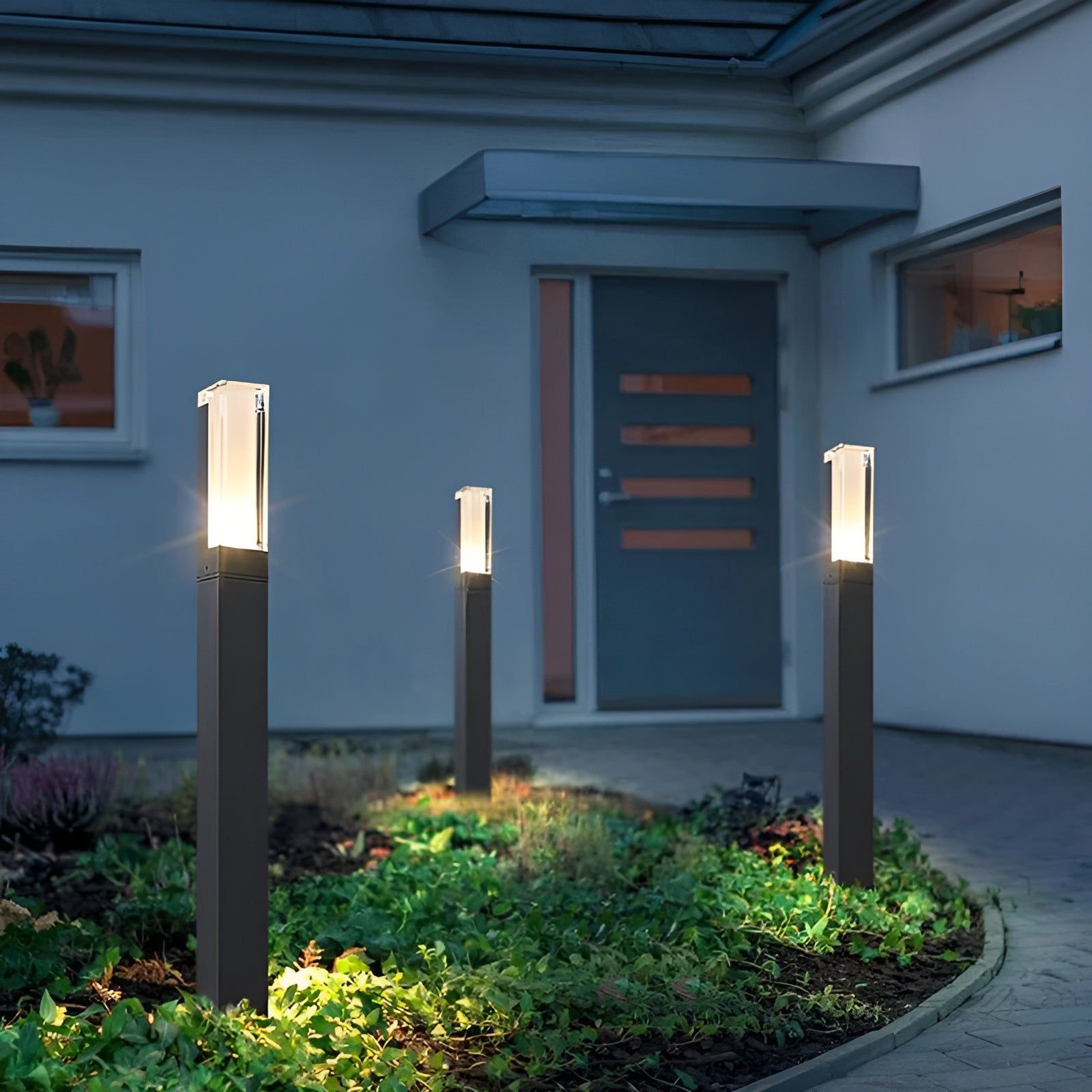 LuxeGarden Glow - Moderne LED-Landschaftsgartenbeleuchtung - Elegare