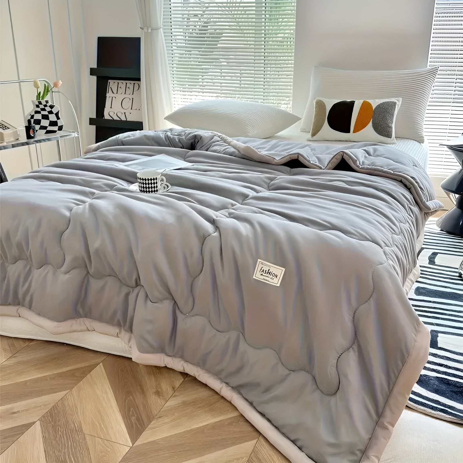Leichte Bettdecke für den Sommer – Atmungsaktiv & Vielseitig | Für Sofa, Bett & Reisen