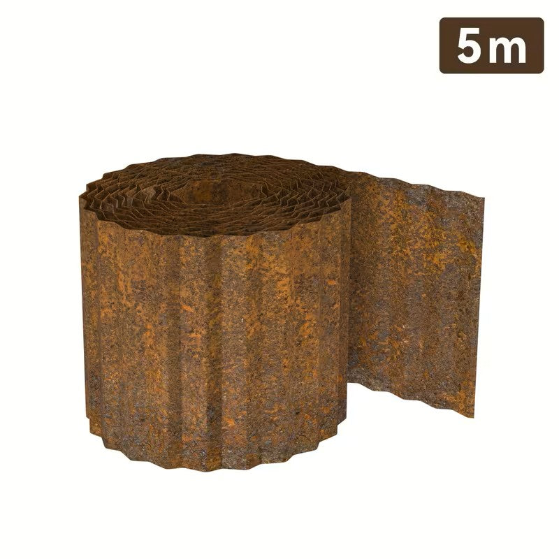 Rasenkante aus verzinktem Stahl – Hochwertige Beetbegrenzung | Stabil und Wetterfest für Garten