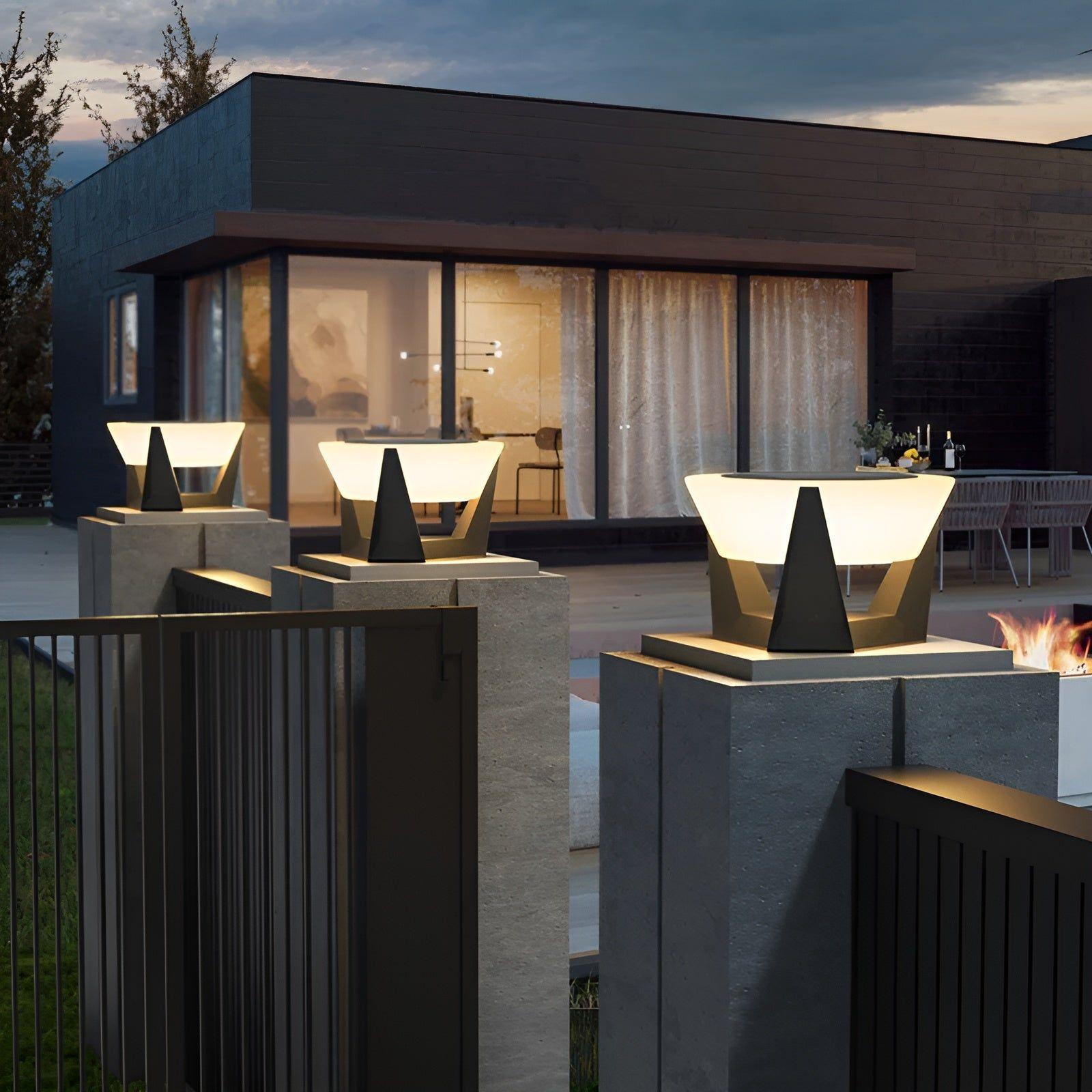 Luxio Solar - Luxuriöse Solarbetriebene Japanische Gartenlampe - Elegare