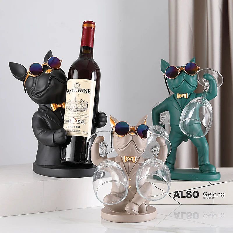 Wine Pup - Minimalistischer Cool Dog Weinglashalter - Elegare