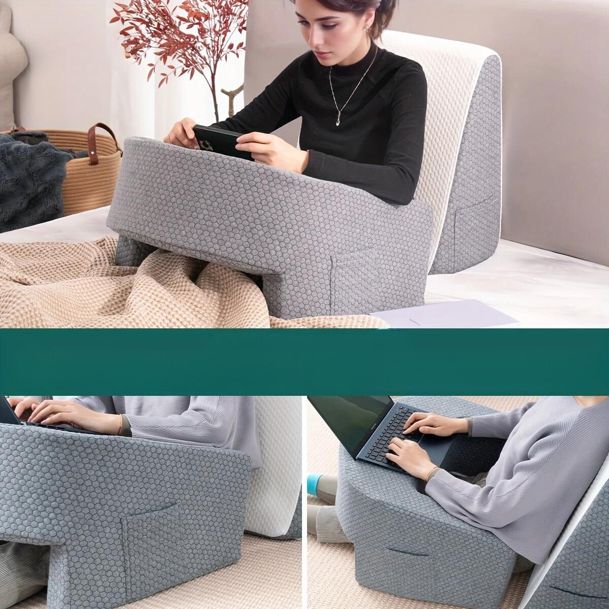 CozyArmrest Pilow - Modernes Armlehnen-Lappenkissen