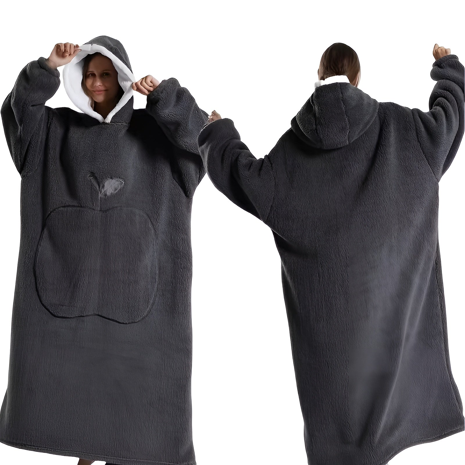 Kuschelige Hoodie-Decke – Warm Weich und Bequem | Ideal für Kalte Wintertage - Decke