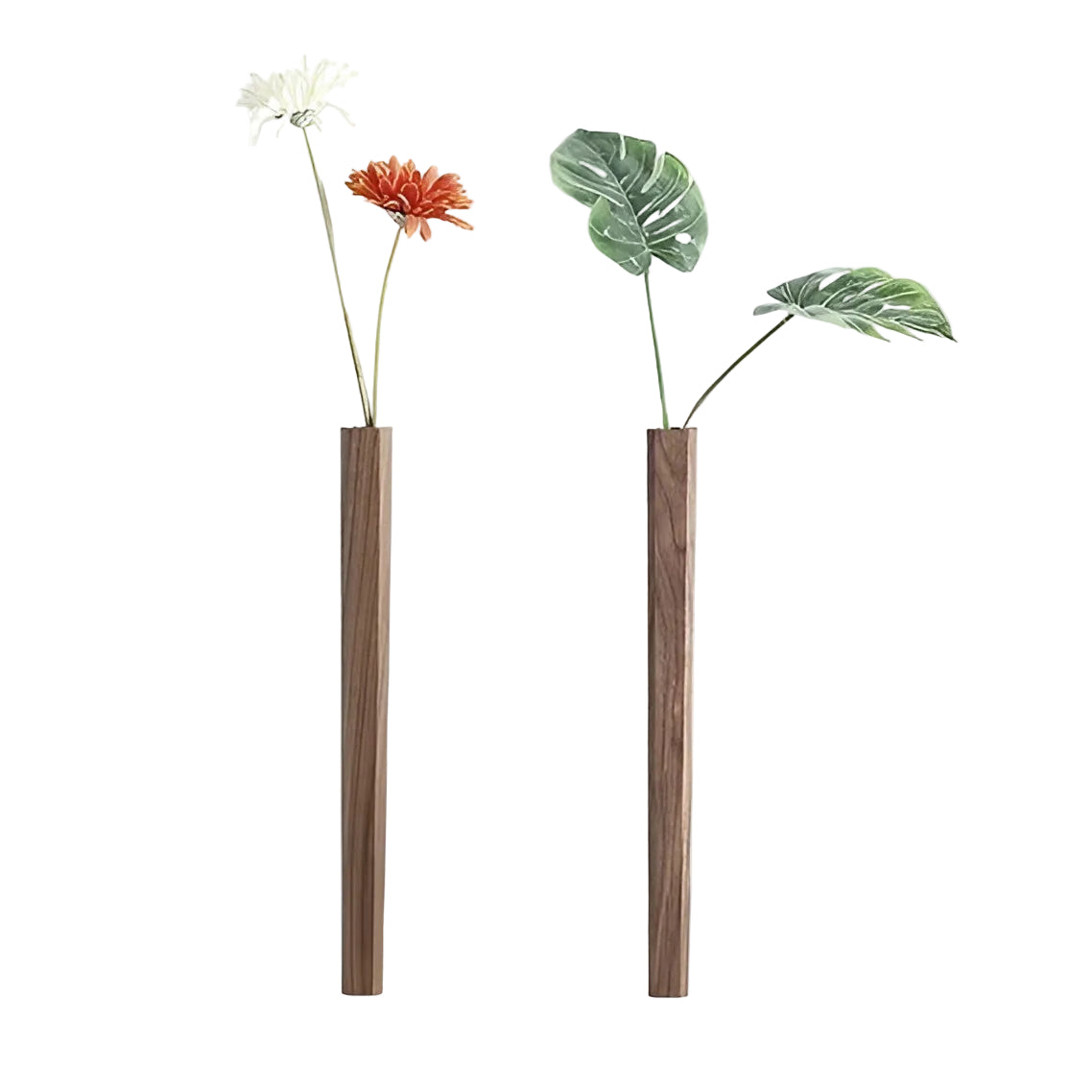 Holz Wandvase – Rustikale und Dekorative Wanddekoration | Ideal für Moderne Wohnräume - Vase