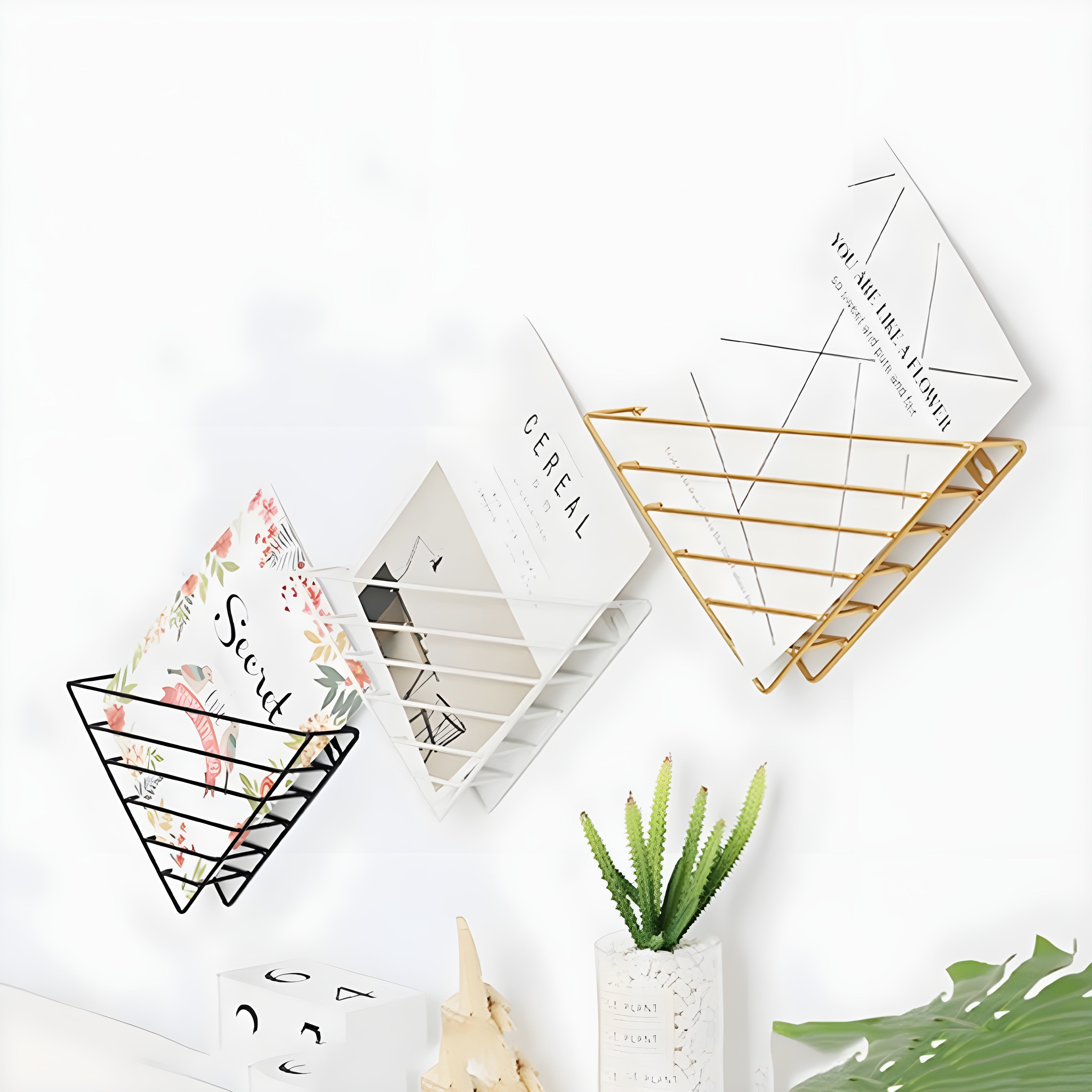 Wandregal für Bücher & Zeitschriften – Platzsparend und Modern | Perfekt für Wohnzimmer Büro oder Schlafzimmer“