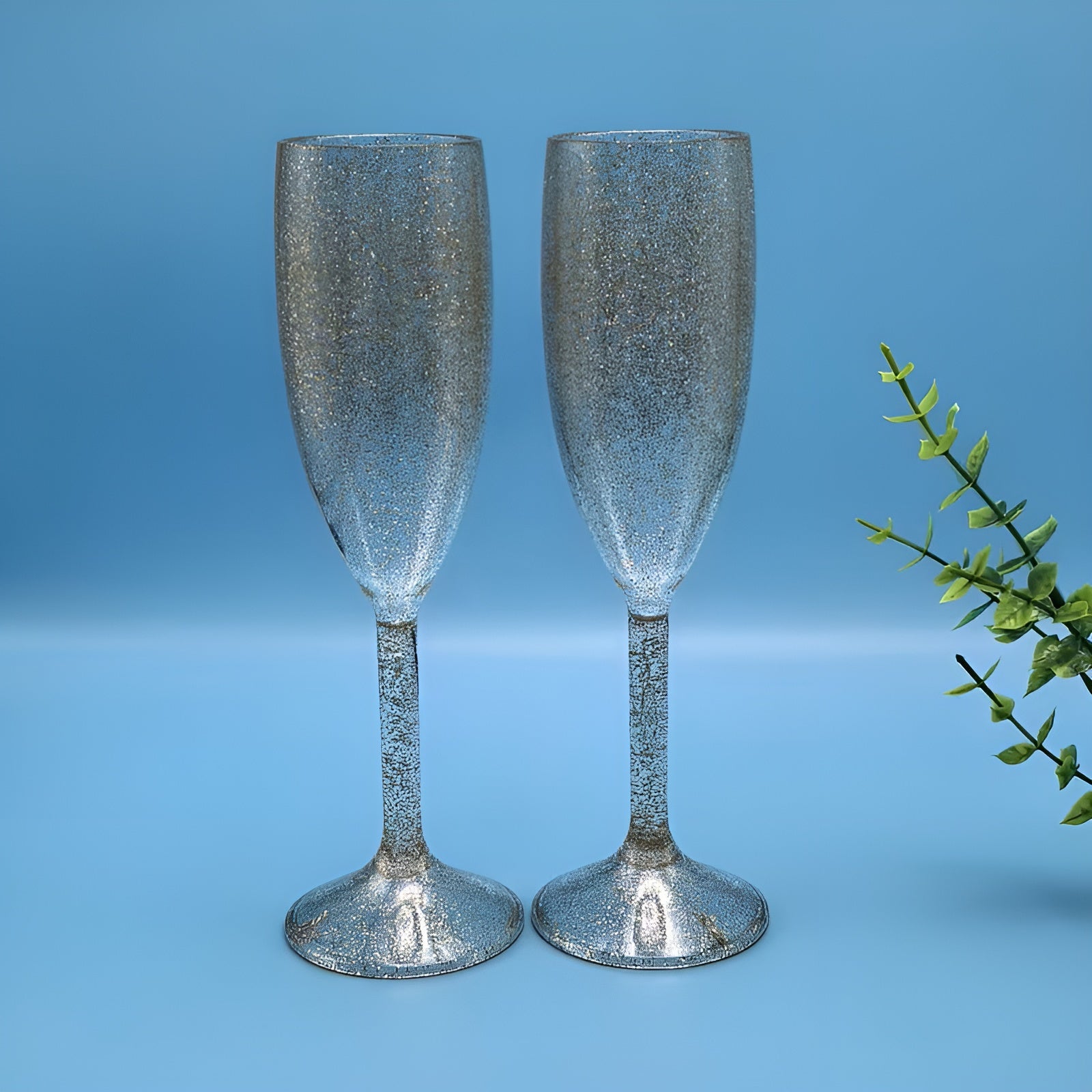 Champagnergläser mit Goldglanz – Elegante Hohe Sektflöten | Perfekt für Feiern & besondere Anlässe - Champagnerglas