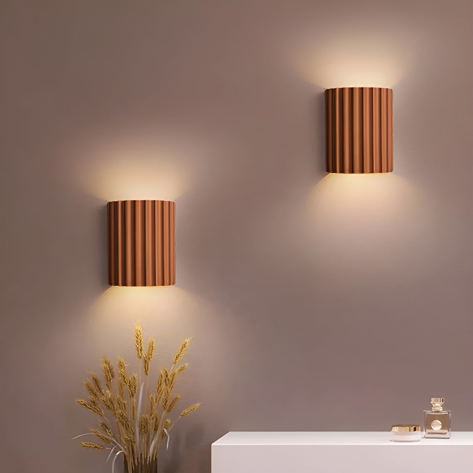 LuminaChic Sconce - Minimalistische moderne LED-Wandleuchte - Elegare