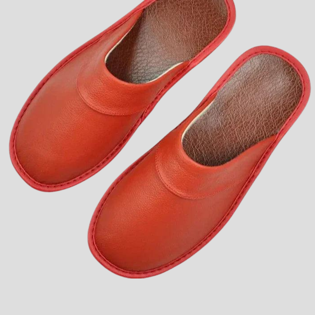 Slip-on Hausschuhe Herren, Trageansicht indoor