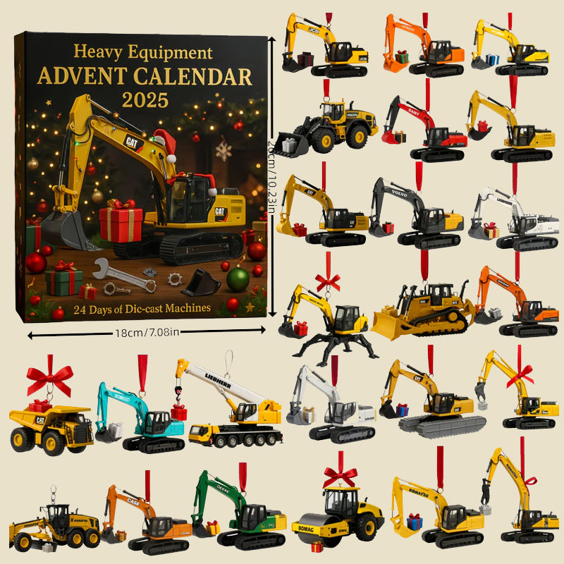 Adventskalender Baufahrzeuge als Weihnachtsgeschenk für Kinder