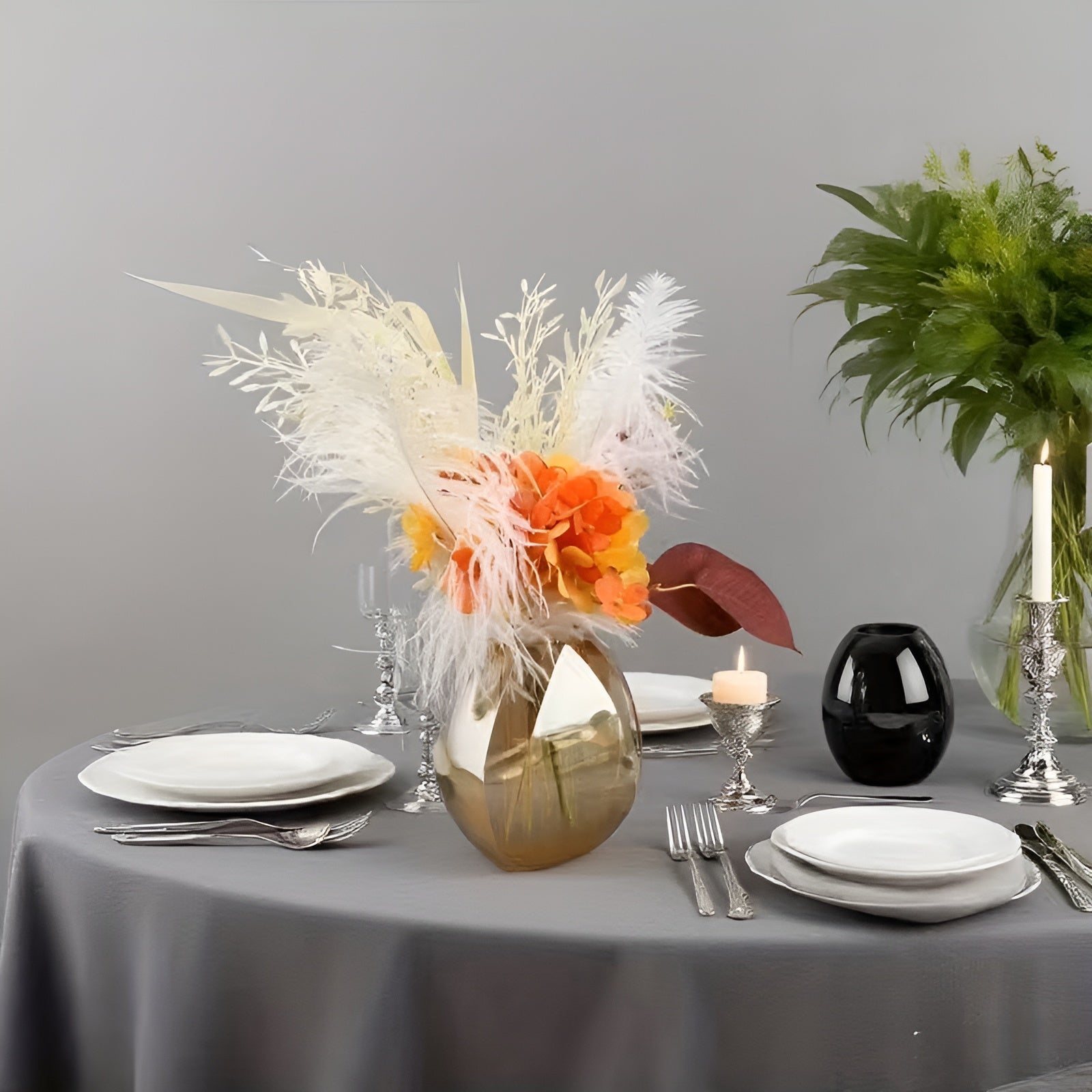 Kristallvase in Tropfenform – Elegant und Zeitlos | Dekorativ für Tisch und Wohnzimmer - Transparent - Vase