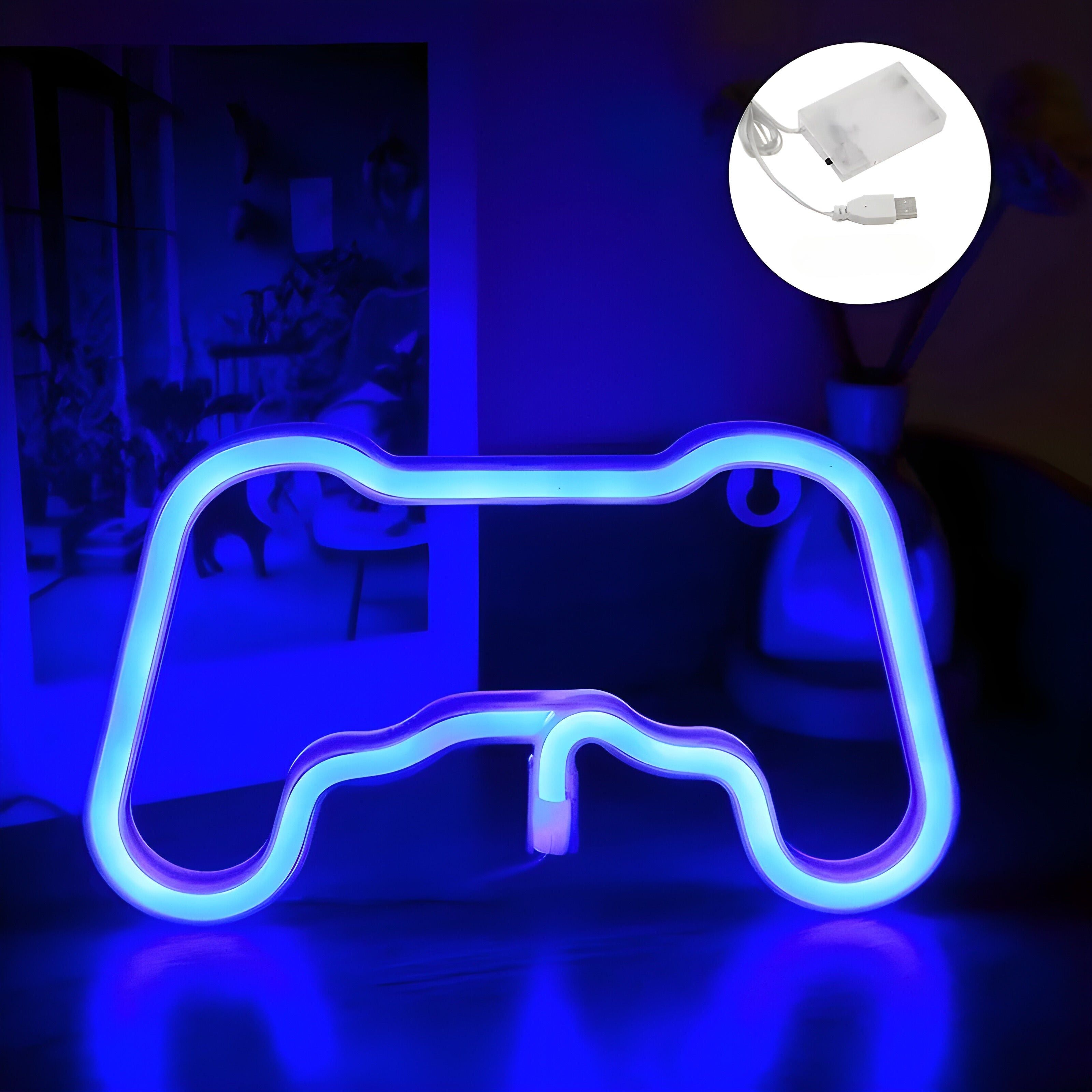 NeonGamer Light - Dekoratives USB-betriebenes LED-Neon-Wandleuchtschild