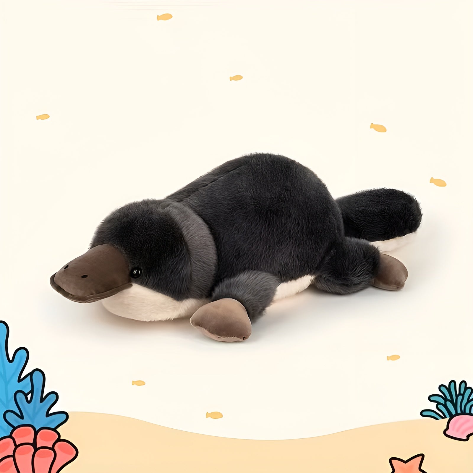 Kuscheliges Schnabeltier Plüschtier – Flauschig & Bequem | Plüschkissen für Zuhause - 100cm/39.37in - Kissen