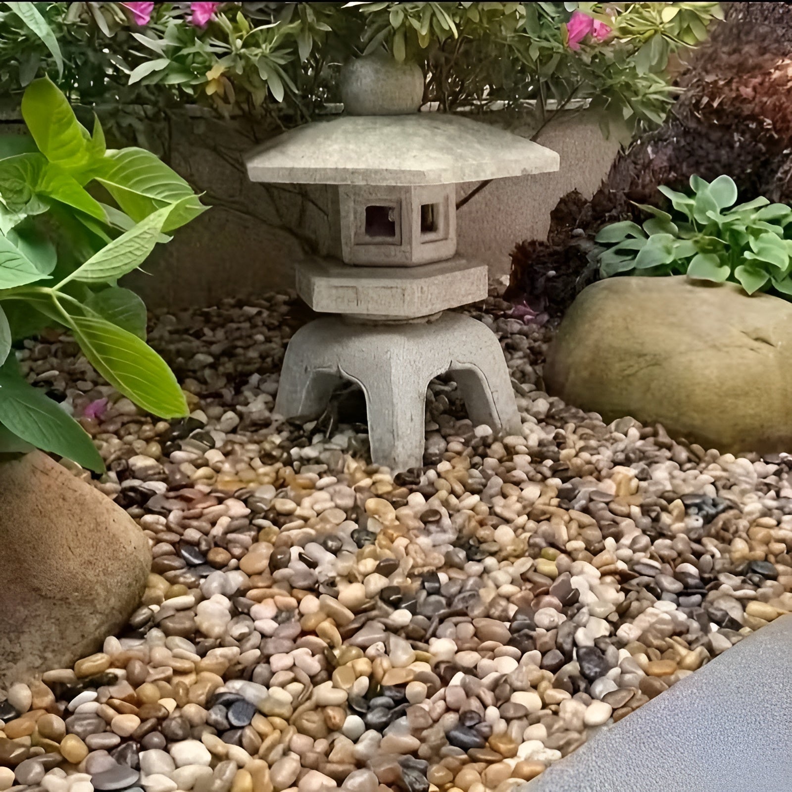 Polierte Dekosteine (900 g) – Natürliche Zierkiesel für Aquarium Blumentöpfe & Gartendeko - Wohnzubehör