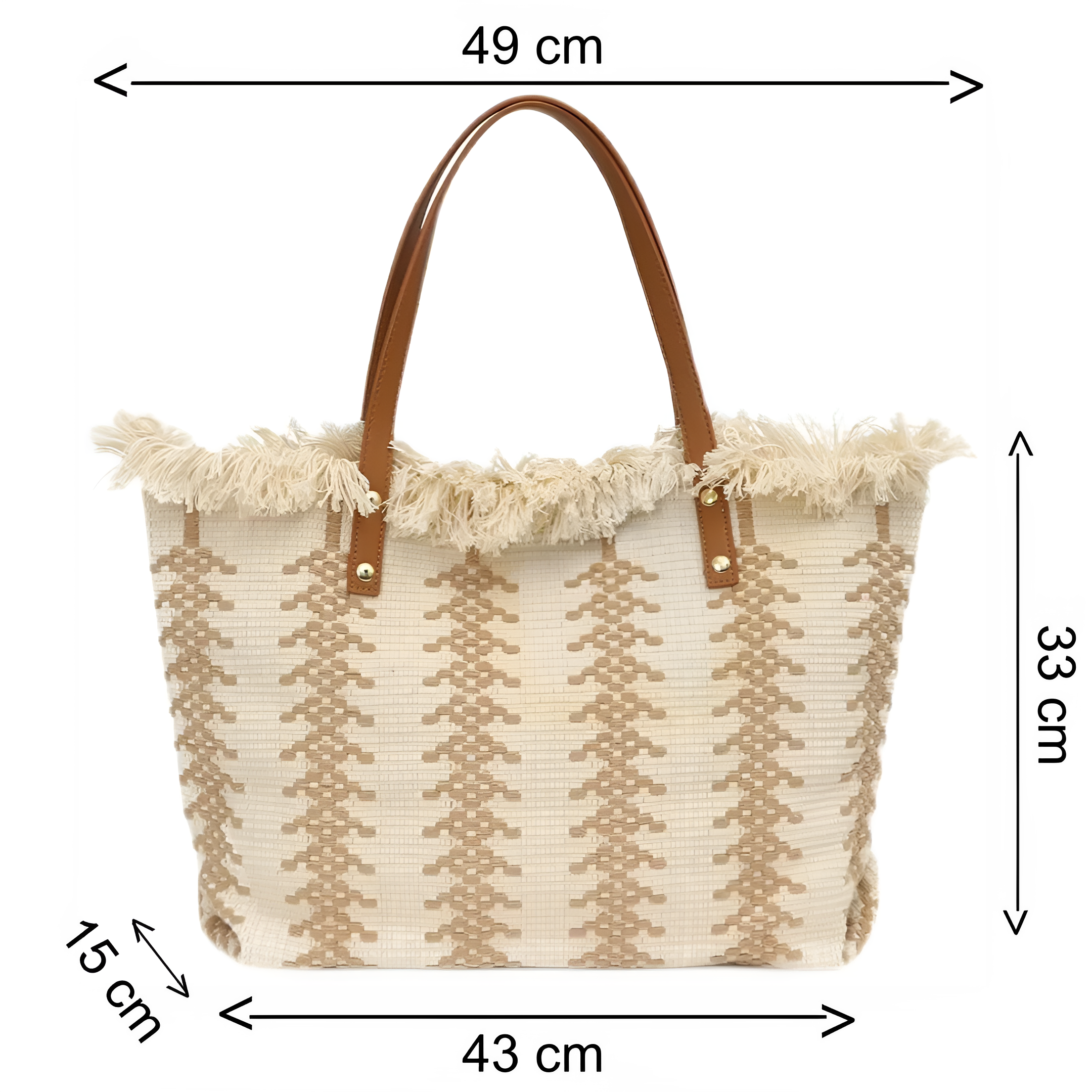 Sarah Handbag - Elegante Handgefertigte Strandtasche für den Sommer - Elegare