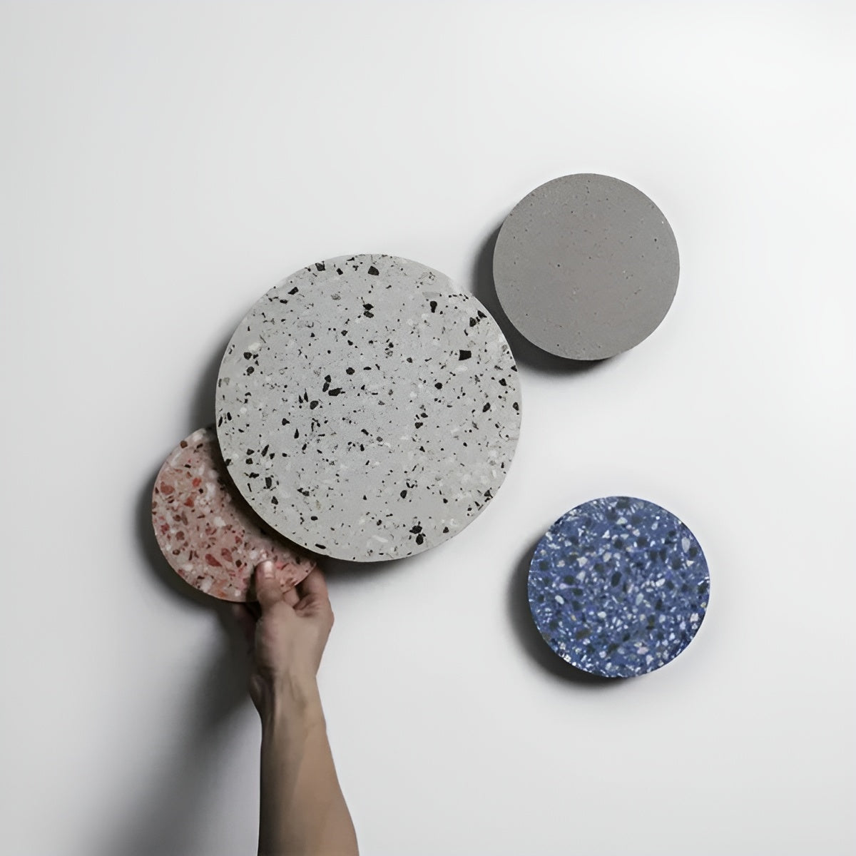Terrazzo Wandleuchte – Skandinavisches Design & Gemütliche Beleuchtung | Perfekt fürs Wohnzimmer