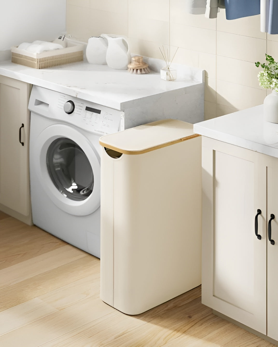 Wäschekorb mit 150L Fassungsvermögen – Groß und Stabil | Perfekt für Haushalt & Schlafzimmer