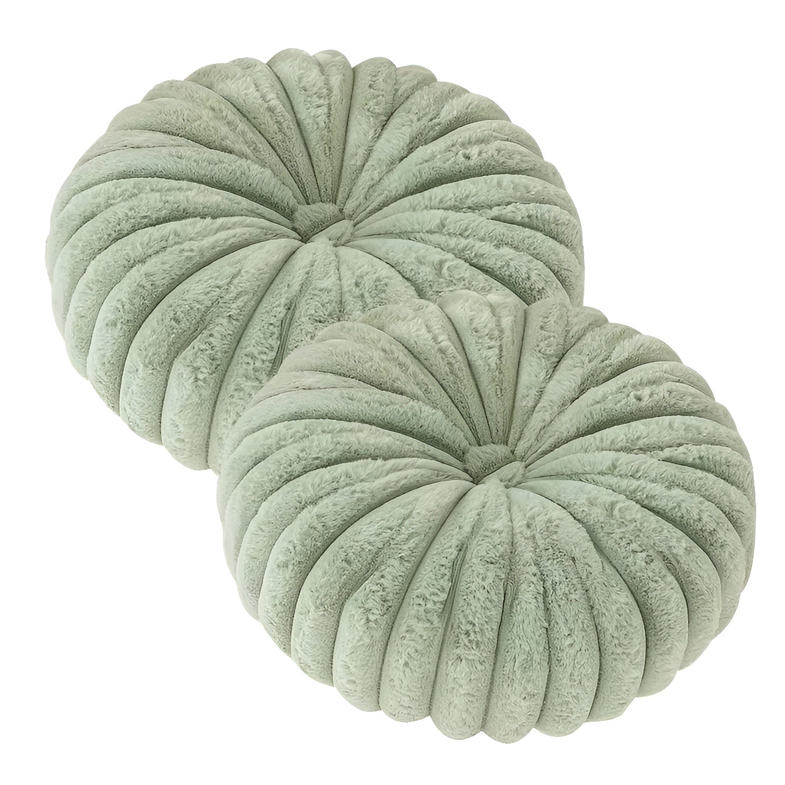 Flauschiges Rundkissen – Weich und Gemütlich | Perfekt für Wohnzimmer und Schlafzimmer - Grün - Kissen