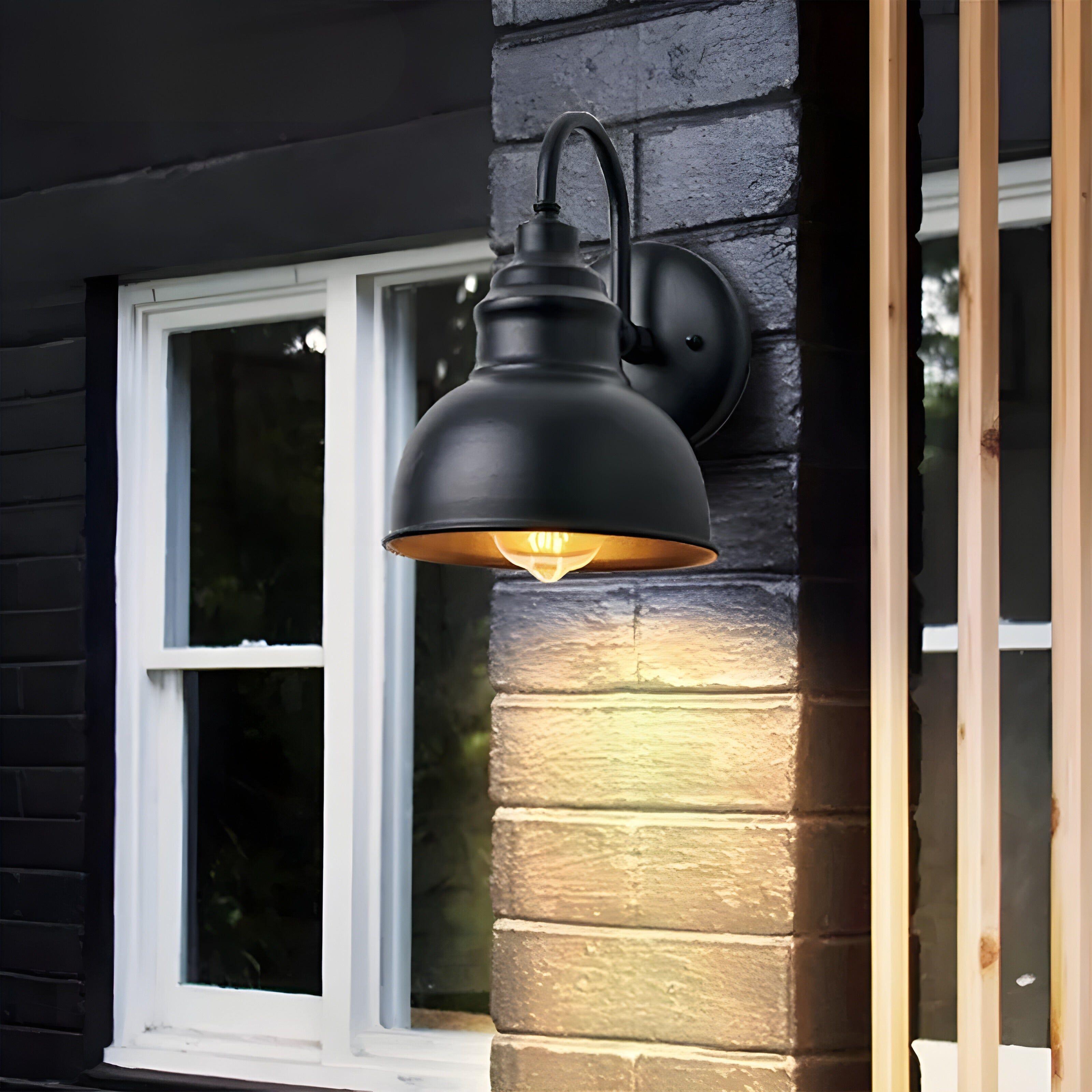 IronLuxe Light - Retro Wasserdicht Garten Veranda Eisen Wandleuchte