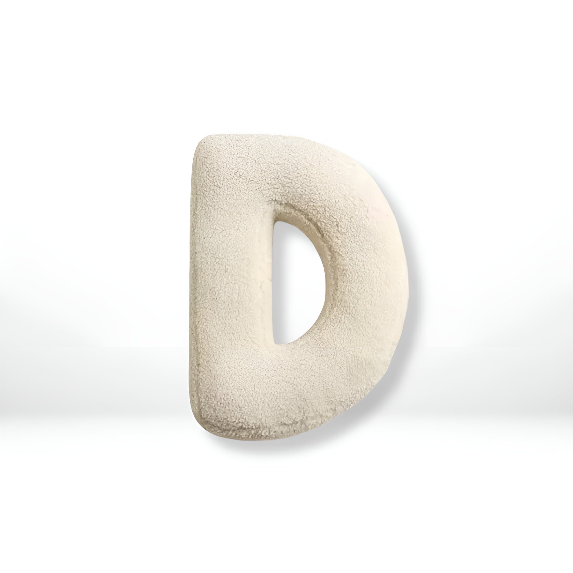 Samt Alphabet-Kissen – Weich & Dekorativ | Buchstaben A–Z für Sofa & Kinderzimmer - D - Kissen